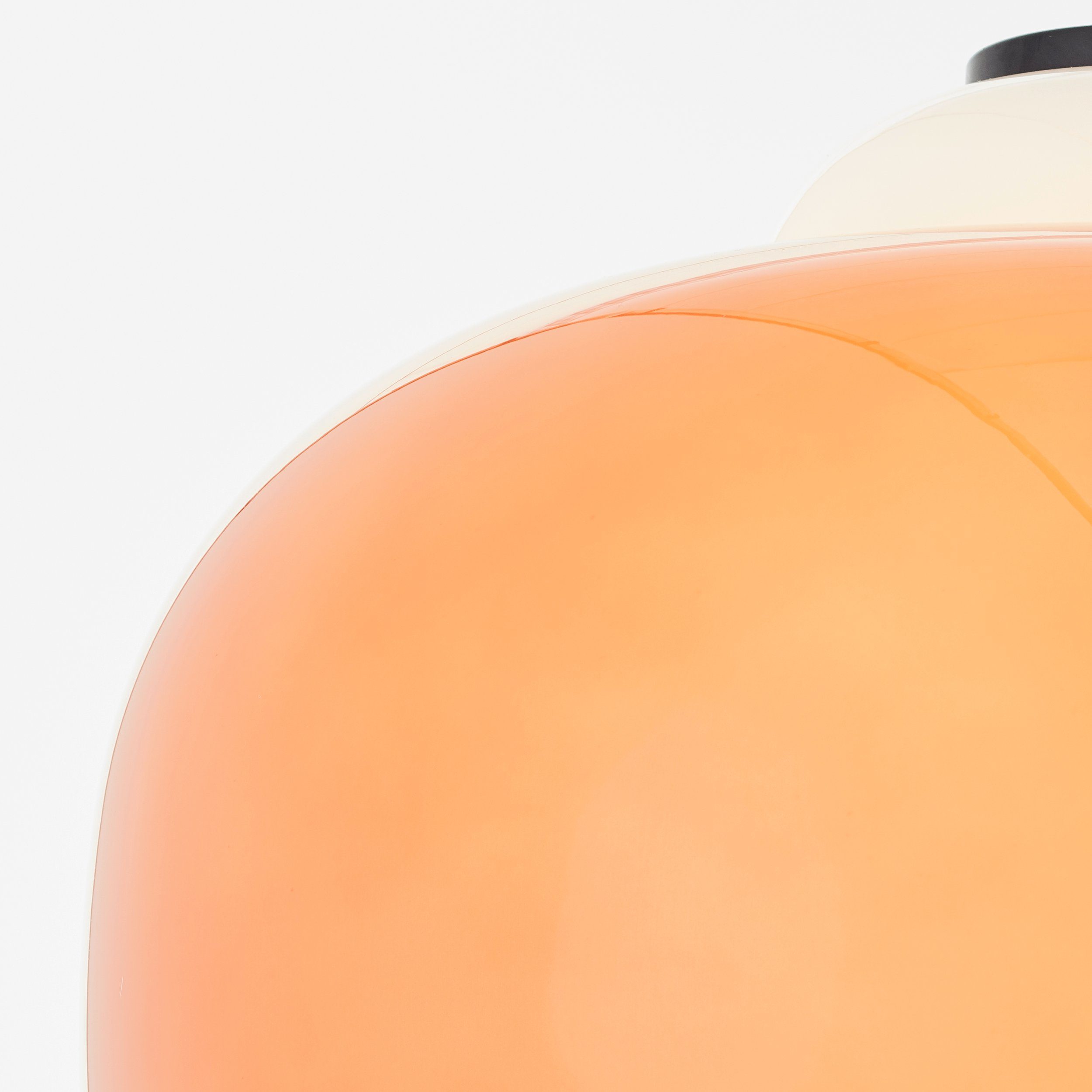 Brilliant Leuchten Hanglamp Blop Hoogte 128,5 cm, Ø 30 cm, E27, inkortbaar, glas/metaal