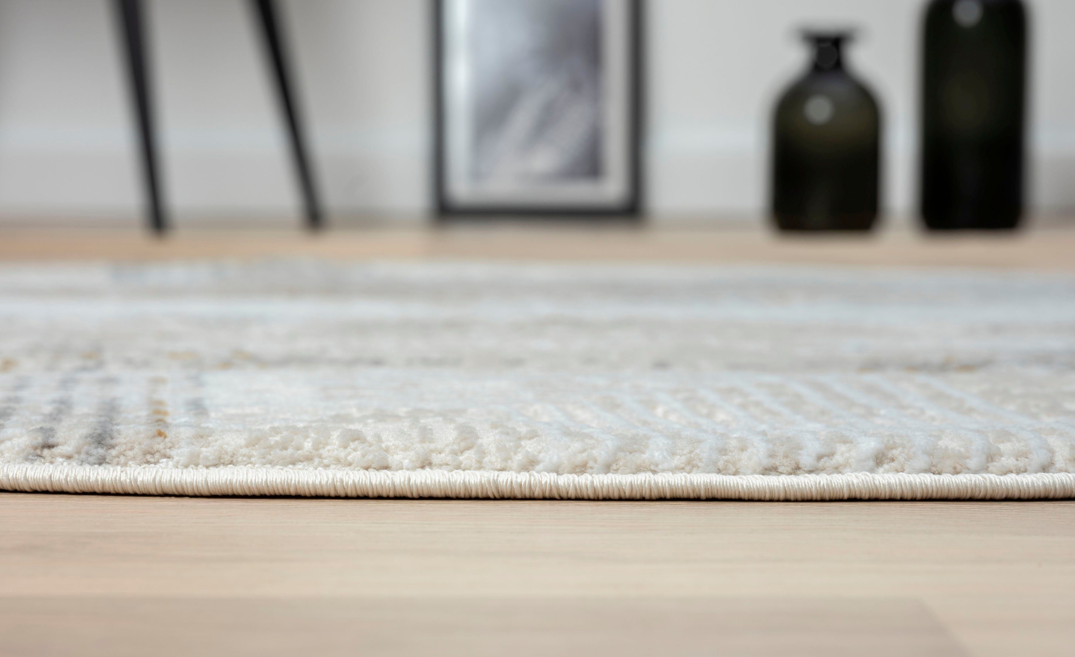 Myflair Möbel & Accessoires Vloerkleed My way Kortpolig, retro-ontwerp, bijzonder zacht door microvezel