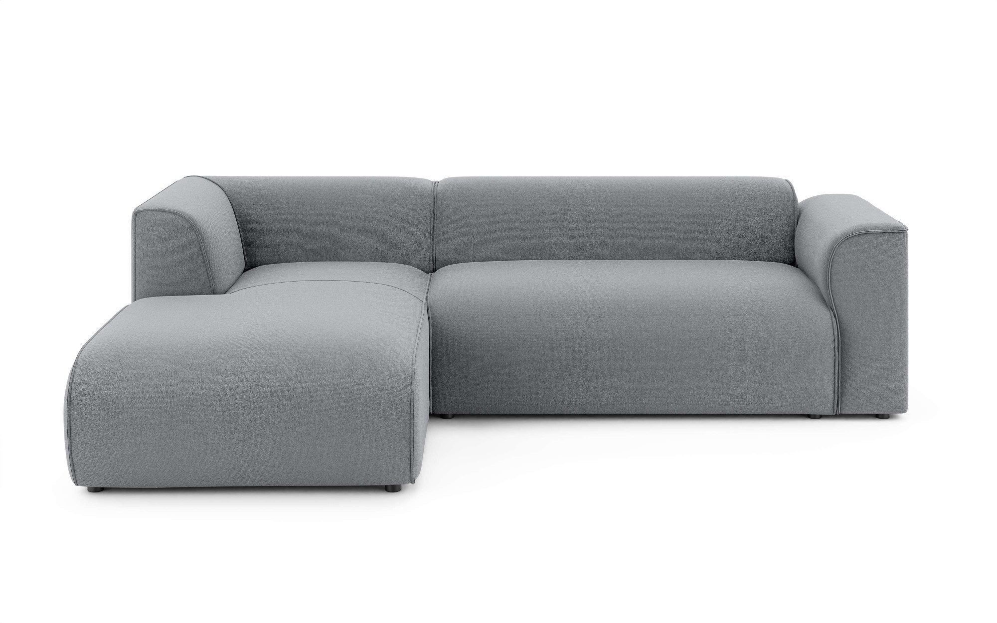 INOSIGN Hoekbank MERID L-vorm (257 cm), tijdloos & stijlvol ontwerp Uitgebreid gepolsterd, in cord, chenille en structuur