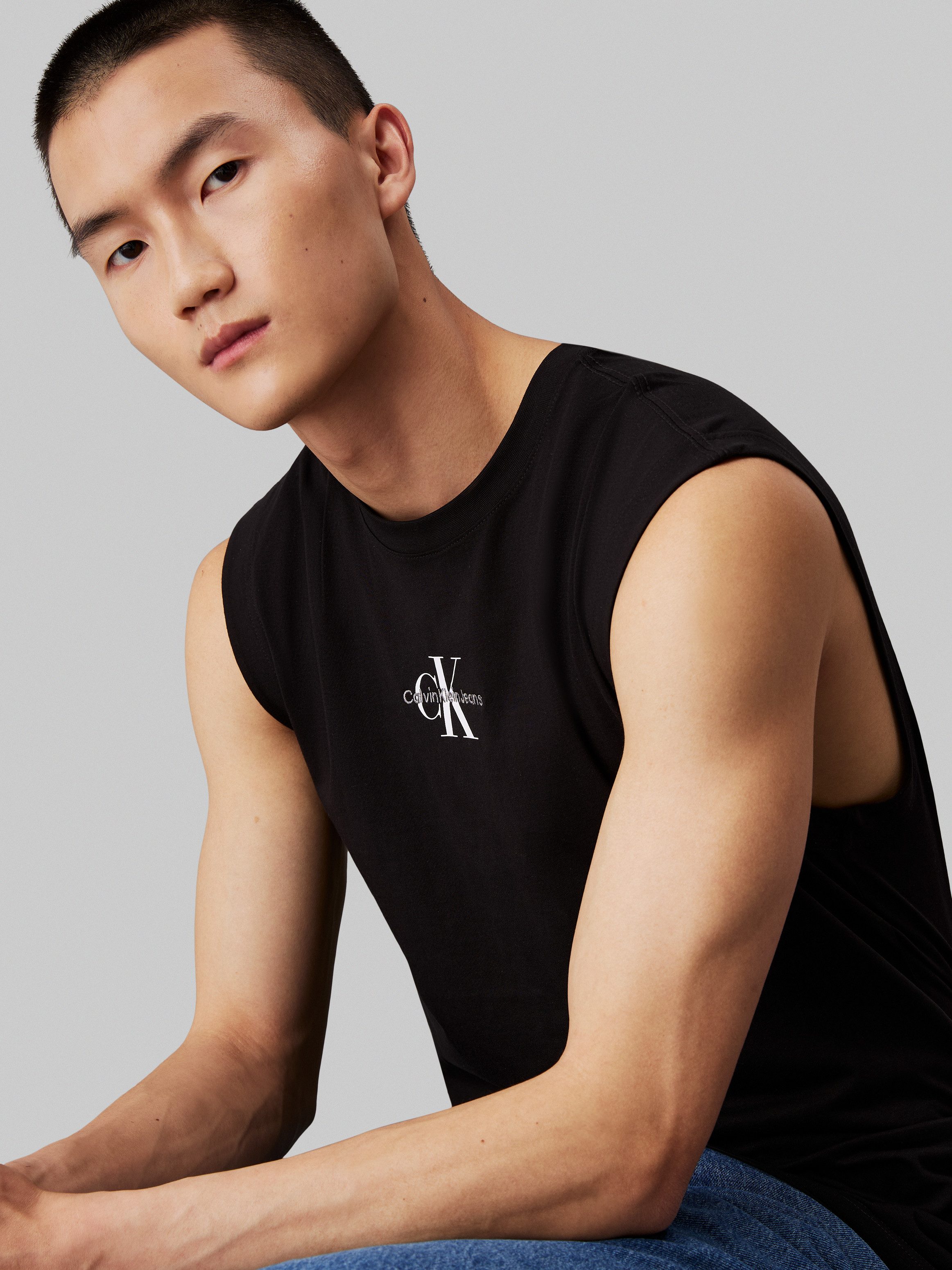 Calvin Klein T-shirt MONOLOGO SLEEVELESS TEE