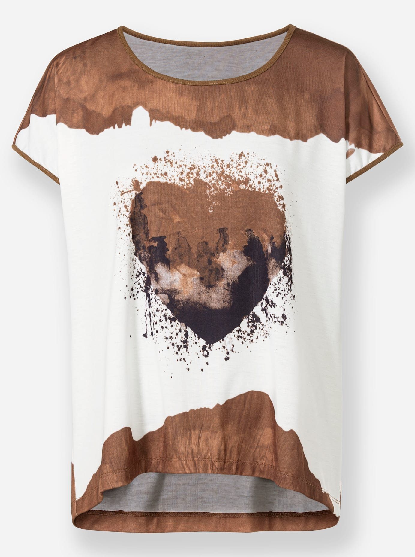 heine Shirt met ronde hals Gedessineerd shirt (1-delig)