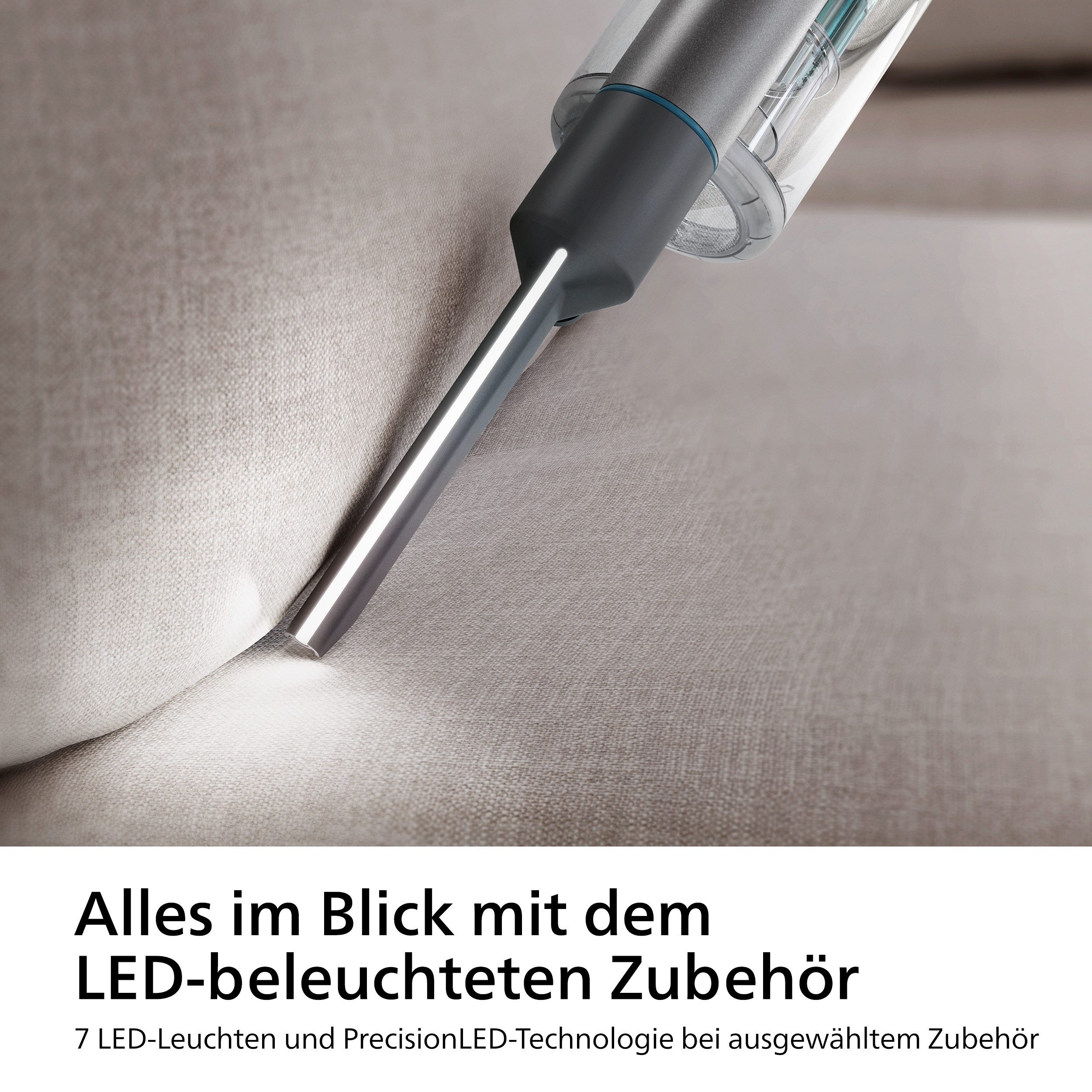 Philips Nat- en droogzuiger XC8055/01 Aqua Plus 8000 Series „Alleskönner“ met tot 80 minuten looptijd en adaptieve zuig- en wissproeier