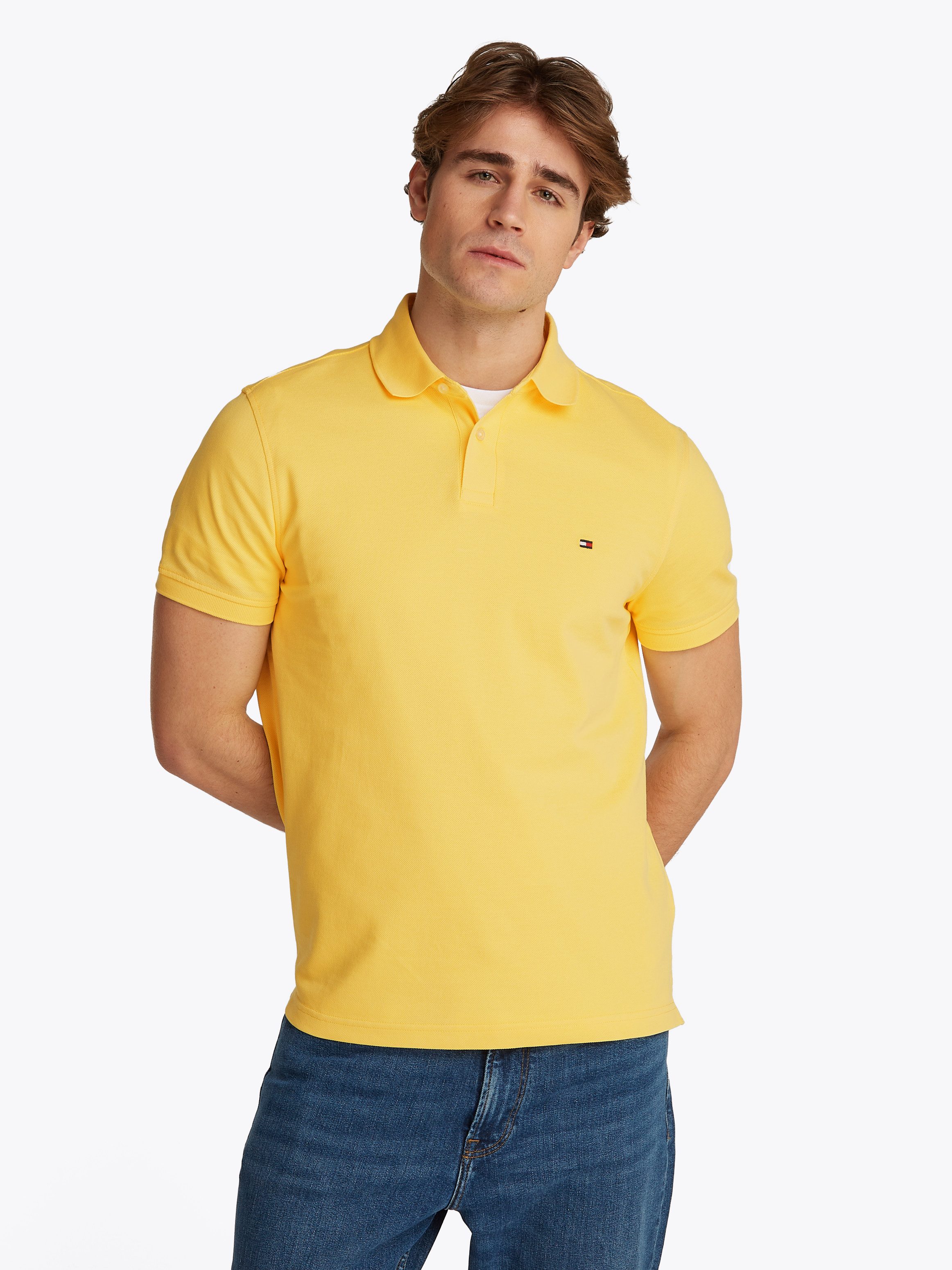Tommy Hilfiger Poloshirt 1985 REGULAR POLO van hoogwaardige katoen-piqué-kwaliteit