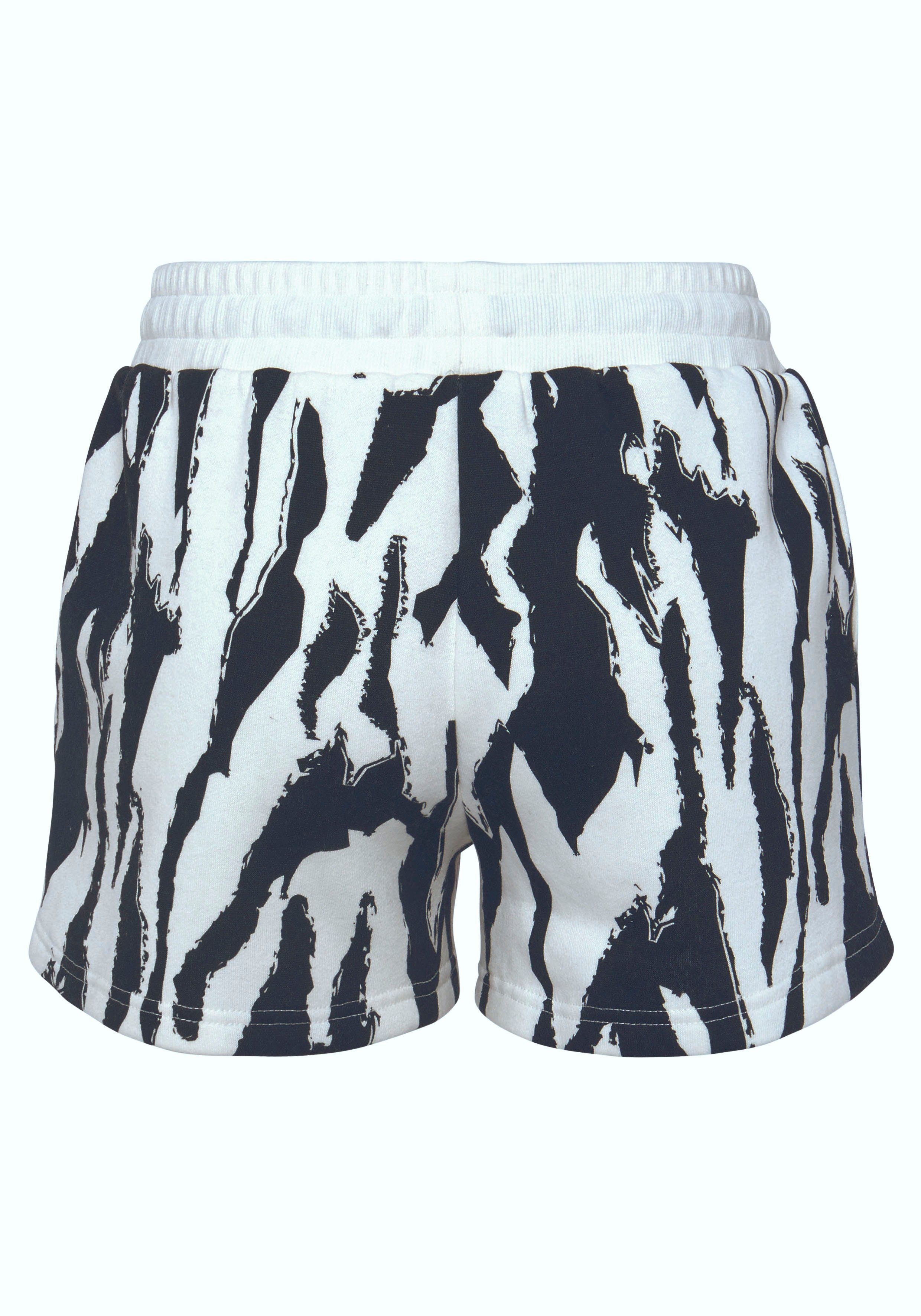 French Connection Sweatshort Korte broek met alloverprint, loungewear (1-delig)