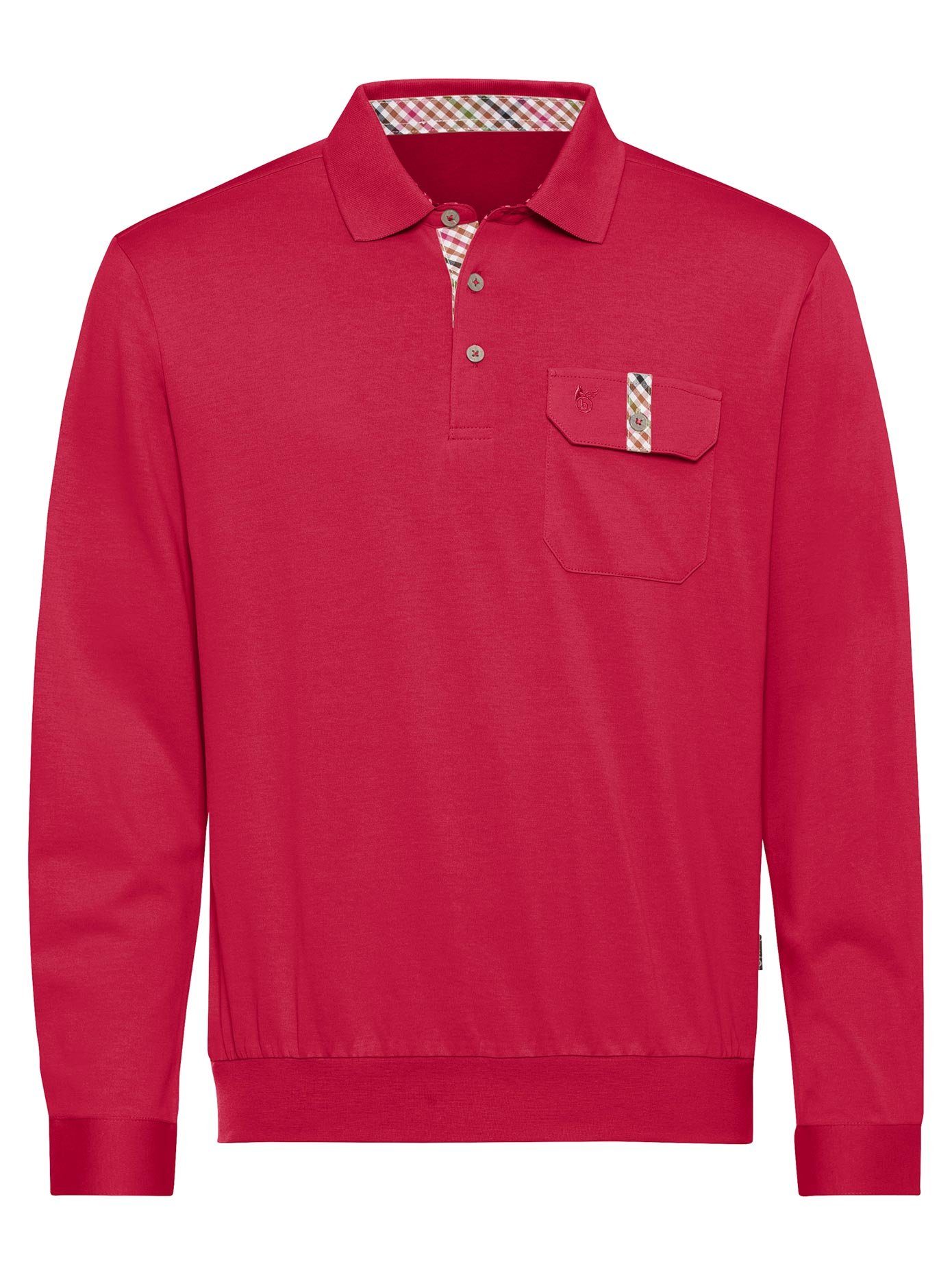 Hajo Poloshirt met lange mouwen (1-delig)