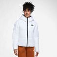 nike sportswear gewatteerde jas therma-fit repel classic series womans jacket wit