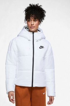 nike sportswear gewatteerde jas therma-fit repel classic series womans jacket wit