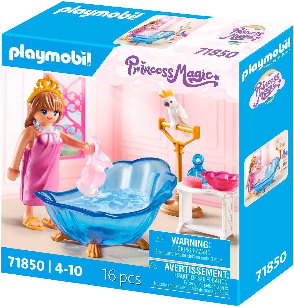 Playmobil® Constructie-speelset Badezimmer für Prinzessin (71850), Playmobil Princess Magic (16-delig)