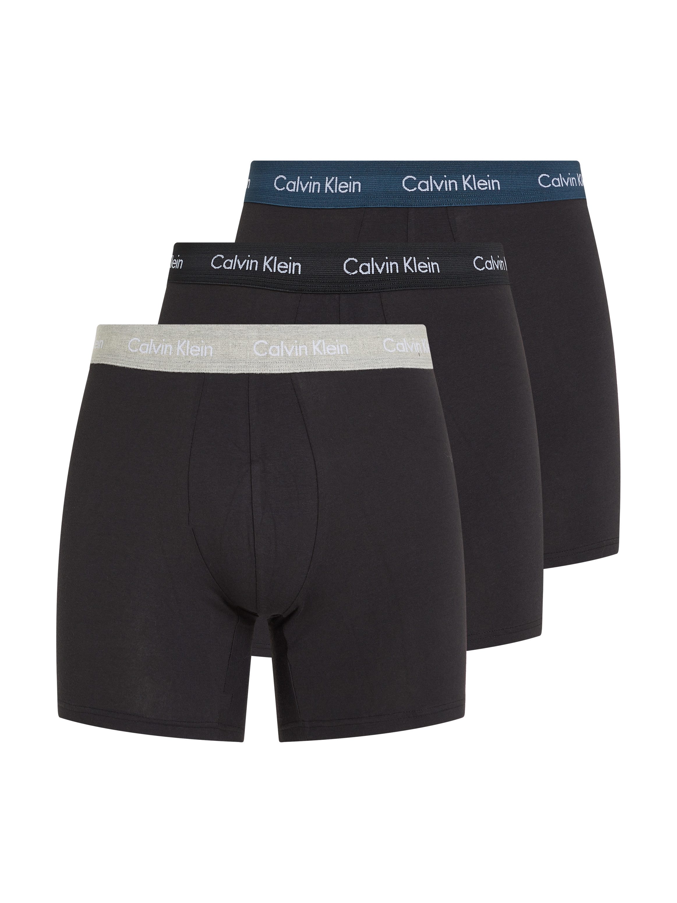 Calvin Klein Boxershort CK lange boxer met langere pijpen (set 3 stuks)