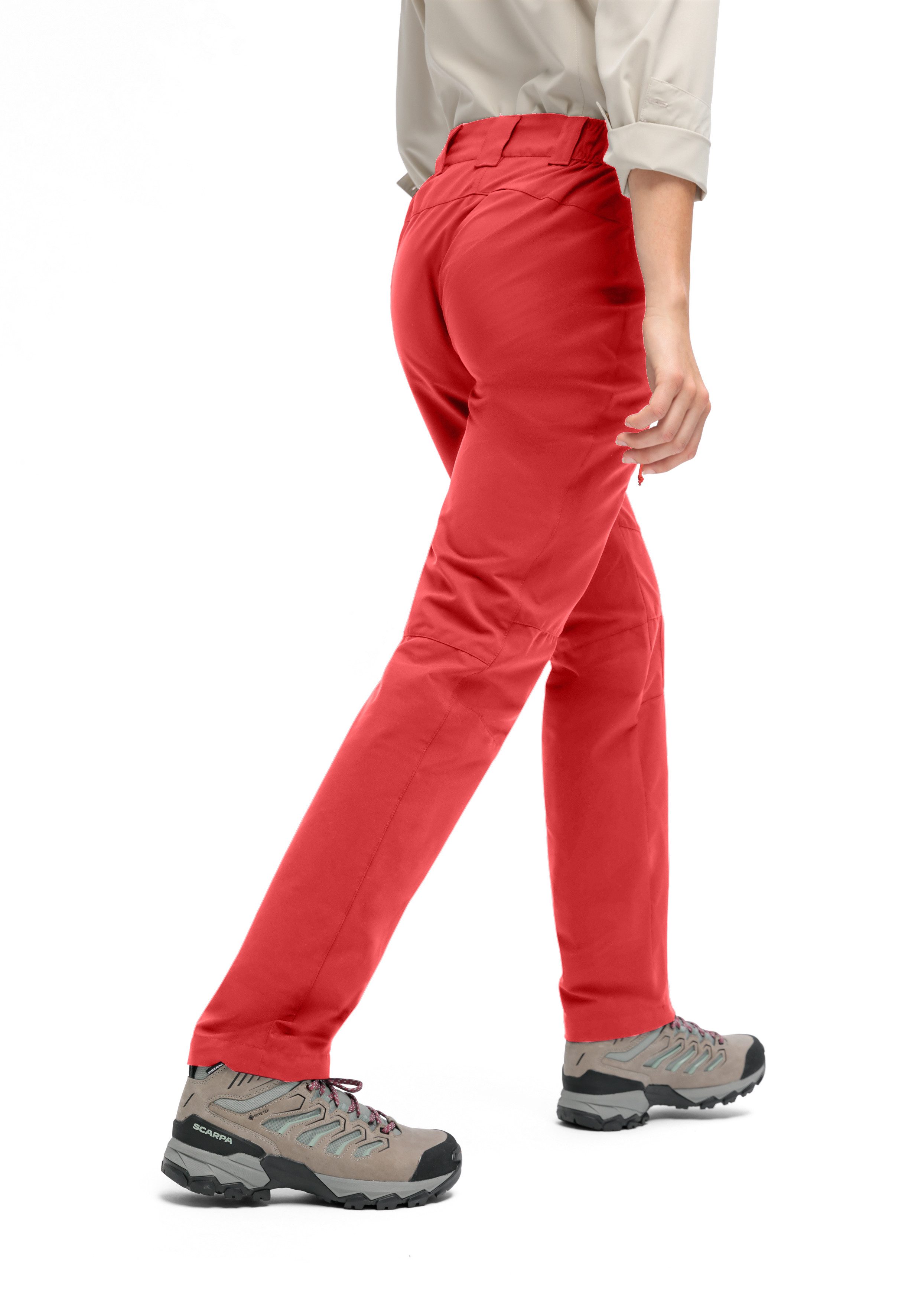 Maier Sports Outdoorbroek Lulaka loop Dames wandelbroek, functionele broek met zakken + riem, regular fit
