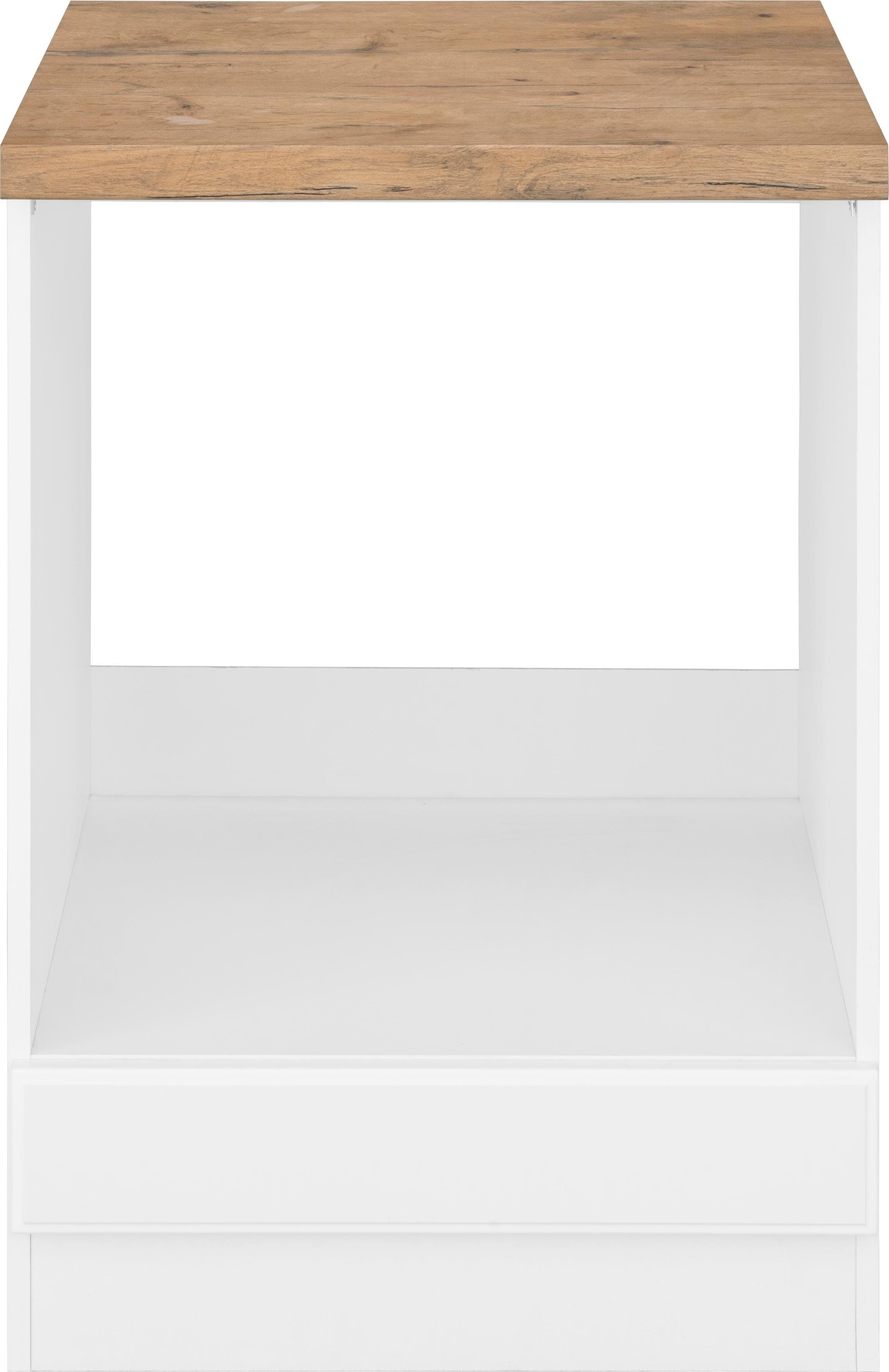 wiho Küchen Ombouwkast voor oven Erla 60 cm breed met vakkenfront