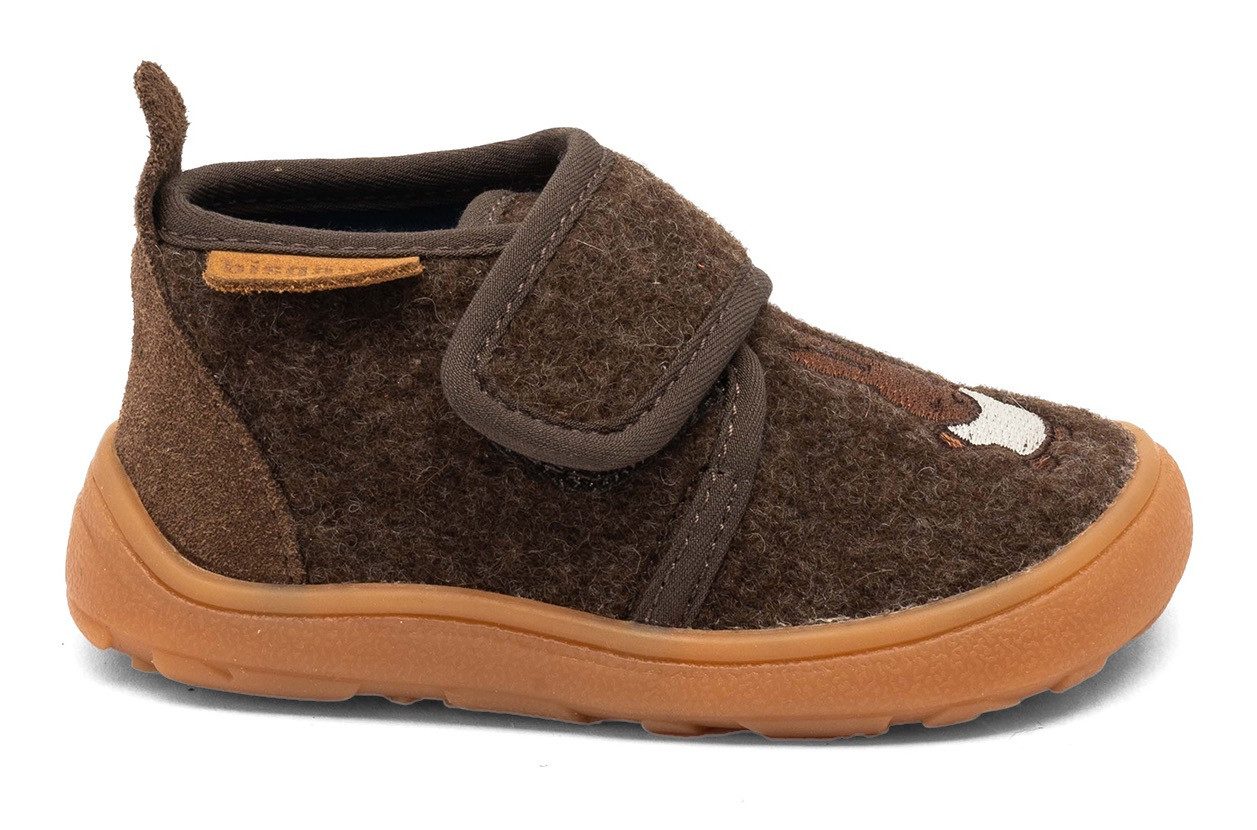 Bisgaard Barefootschoenen Miffy x bisgaard barefoot basic Pantoffel met schattig konijnenborduurwerk, maatsjabloon om te downloaden