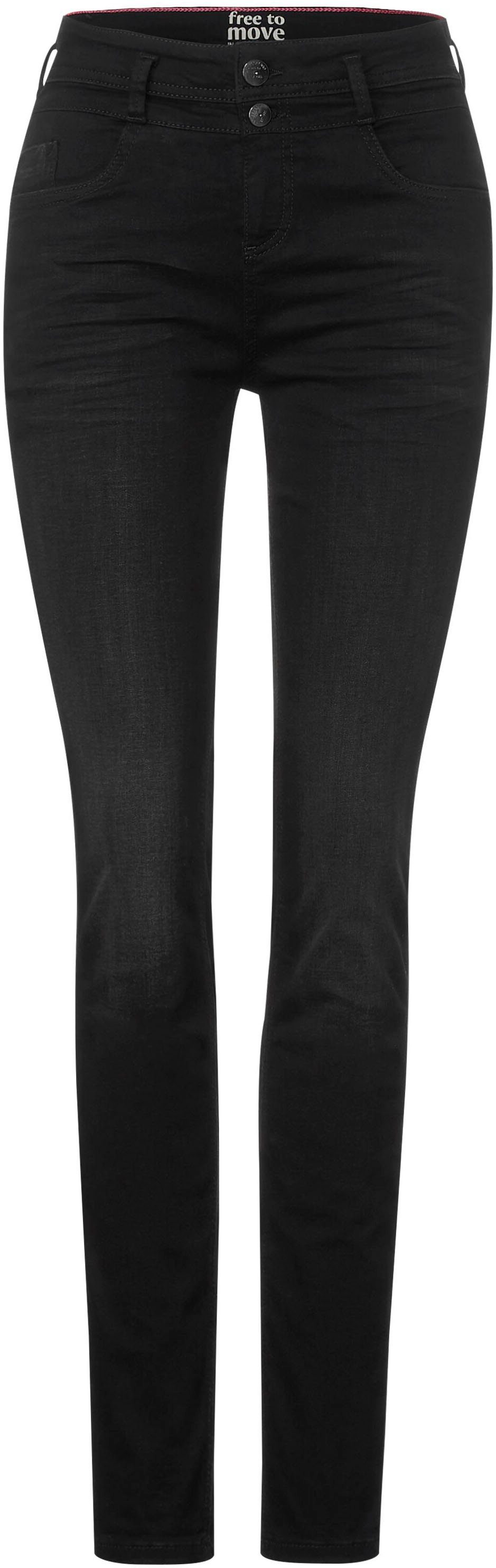 STREET ONE Slim fit jeans in york stijl