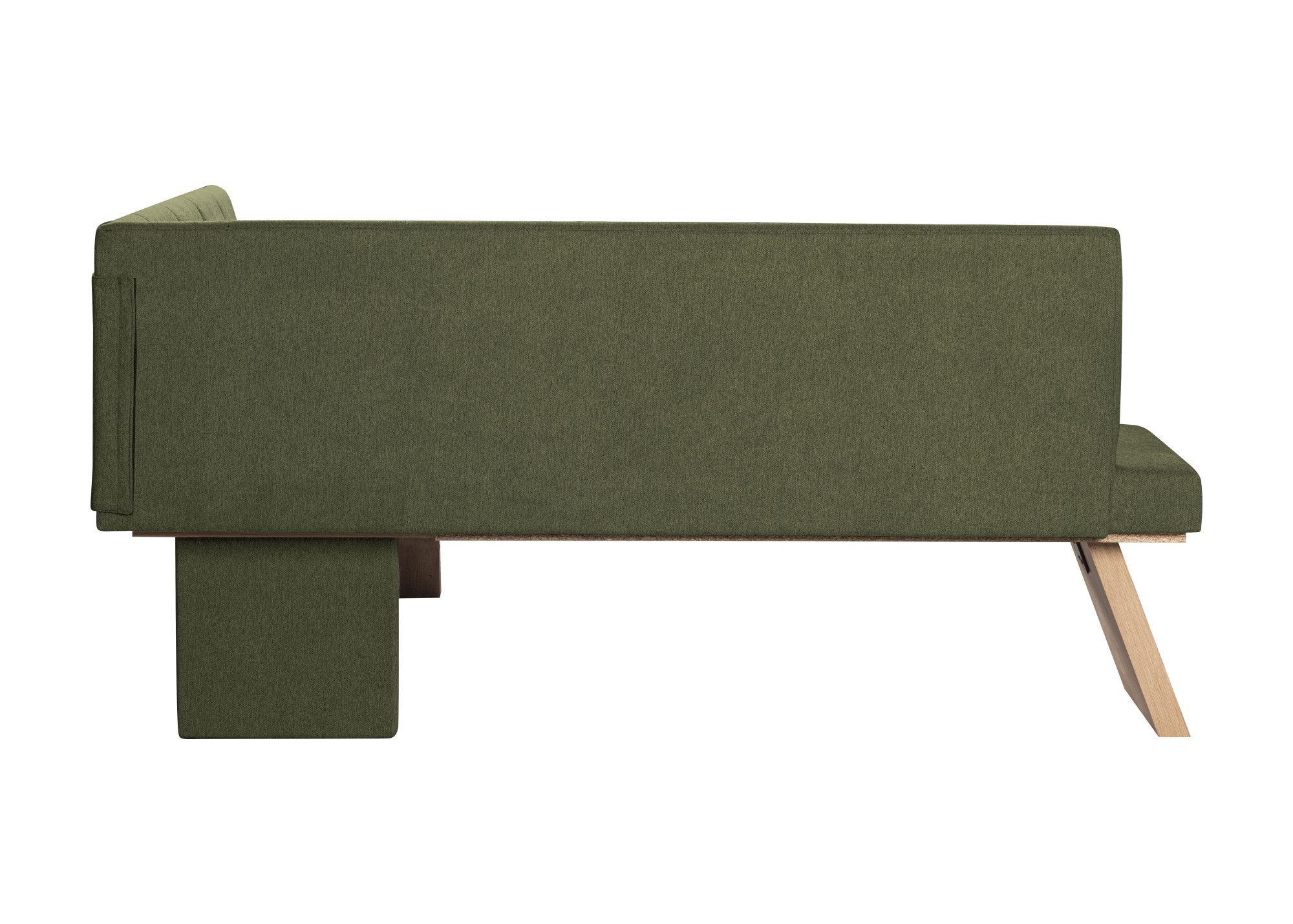 Home affaire Eethoek Nina Eetkamer zitgroep stoelen tafel en bank comfortabel gepolsterd (4-delig)