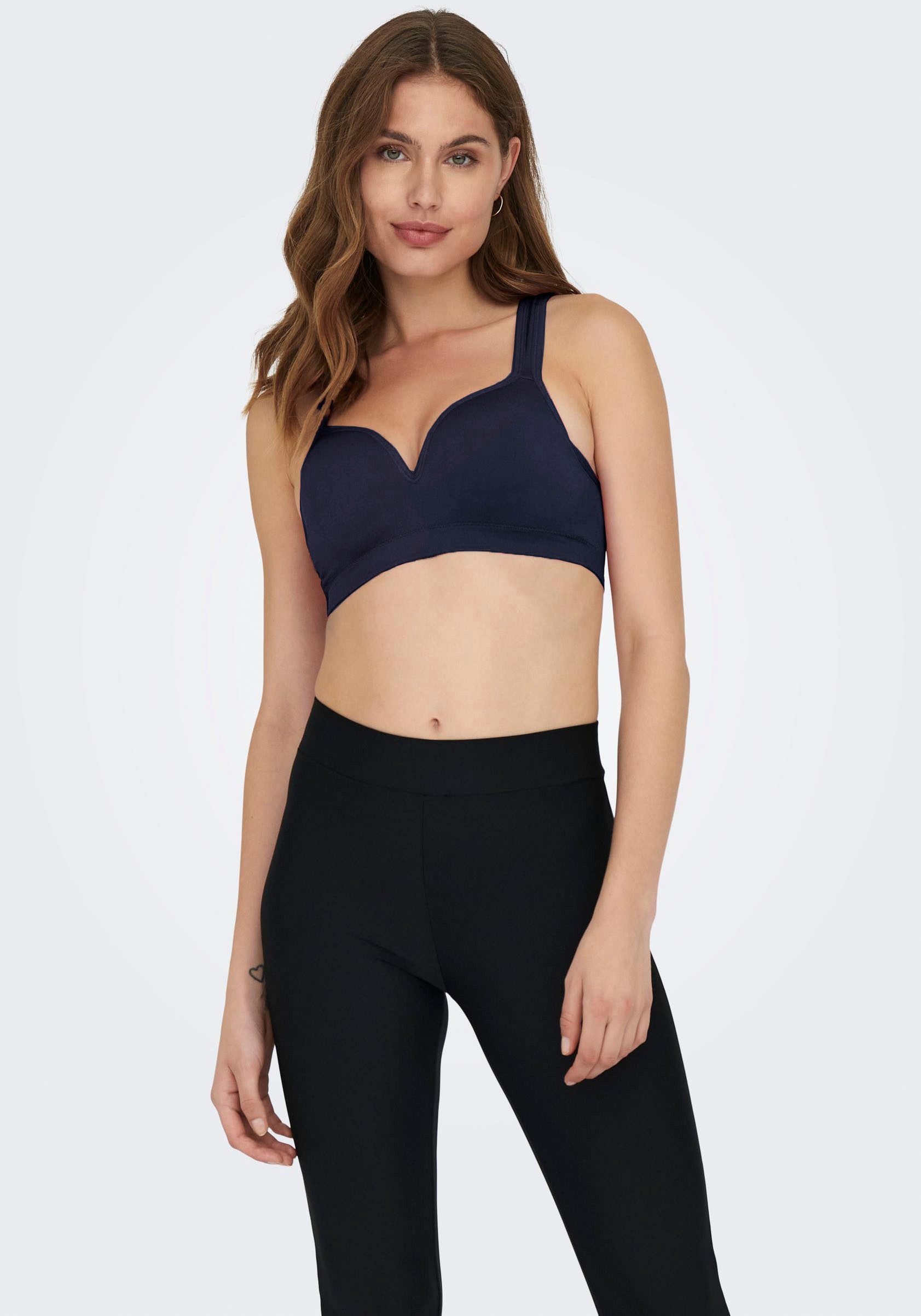 Only Play Sport-bh ONPMARTINE CIR SPORTS BRA met ingebouwde cups - naadloos