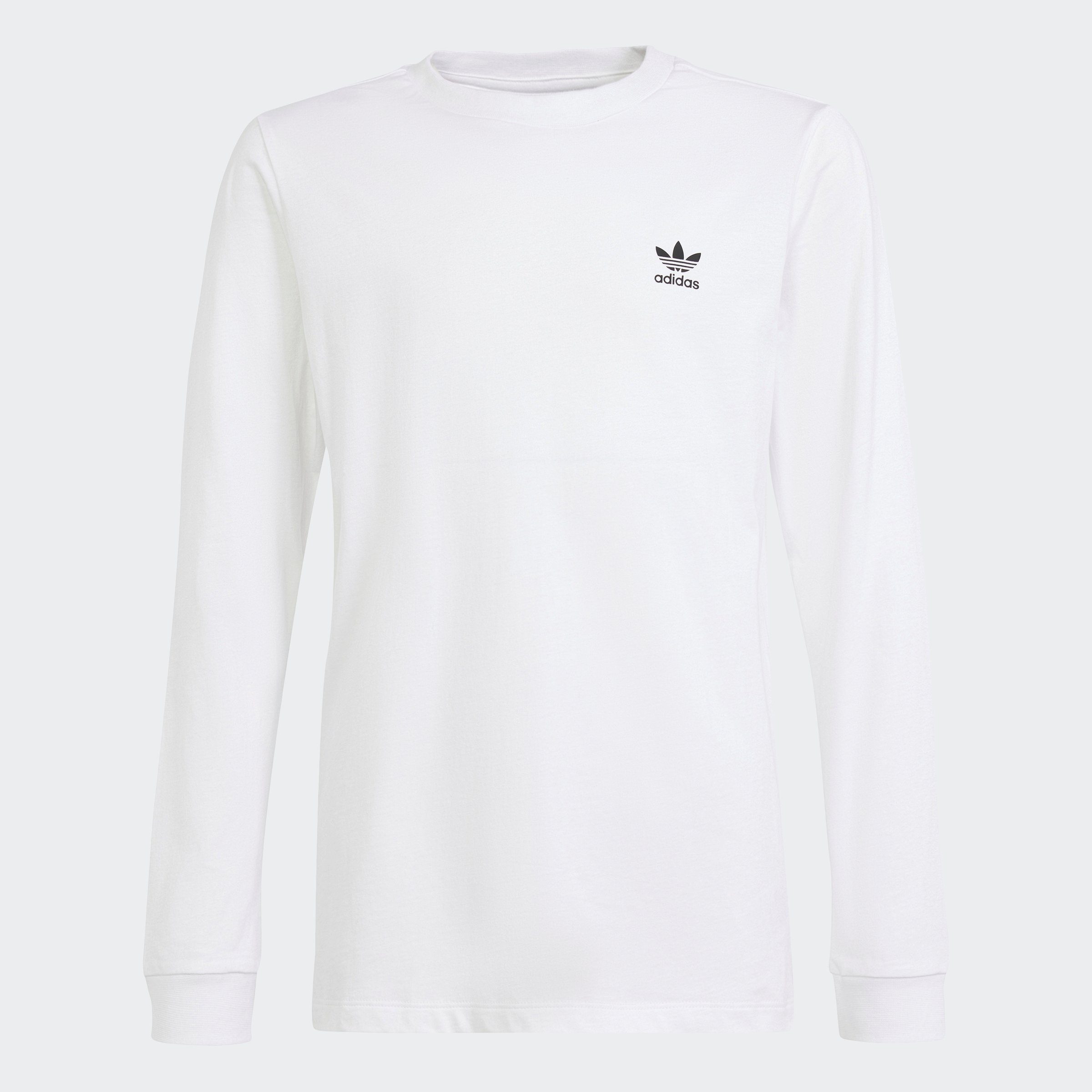 Adidas Originals longsleeve wit T-shirt Katoen Ronde hals 140
