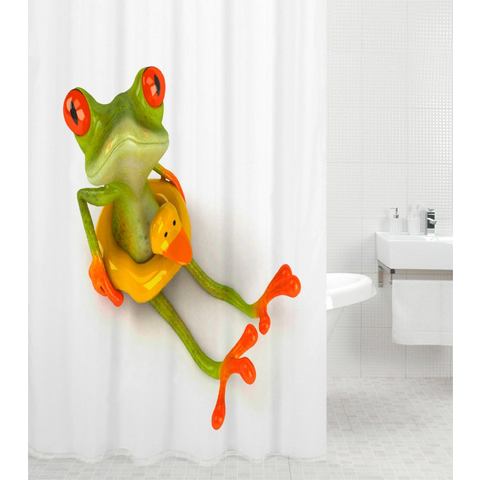 Sanilo douchegordijn Froggy Hoogte 200 cm