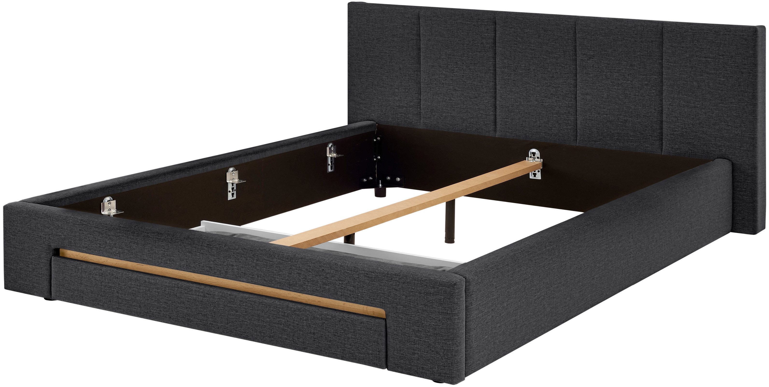 INOSIGN Gestoffeerd bed CiTY/GiRON, bedframe met bedlade, gestoffeerd opbergbed met hondenbed of opberglade, bekleding van corduroy of linnenlook