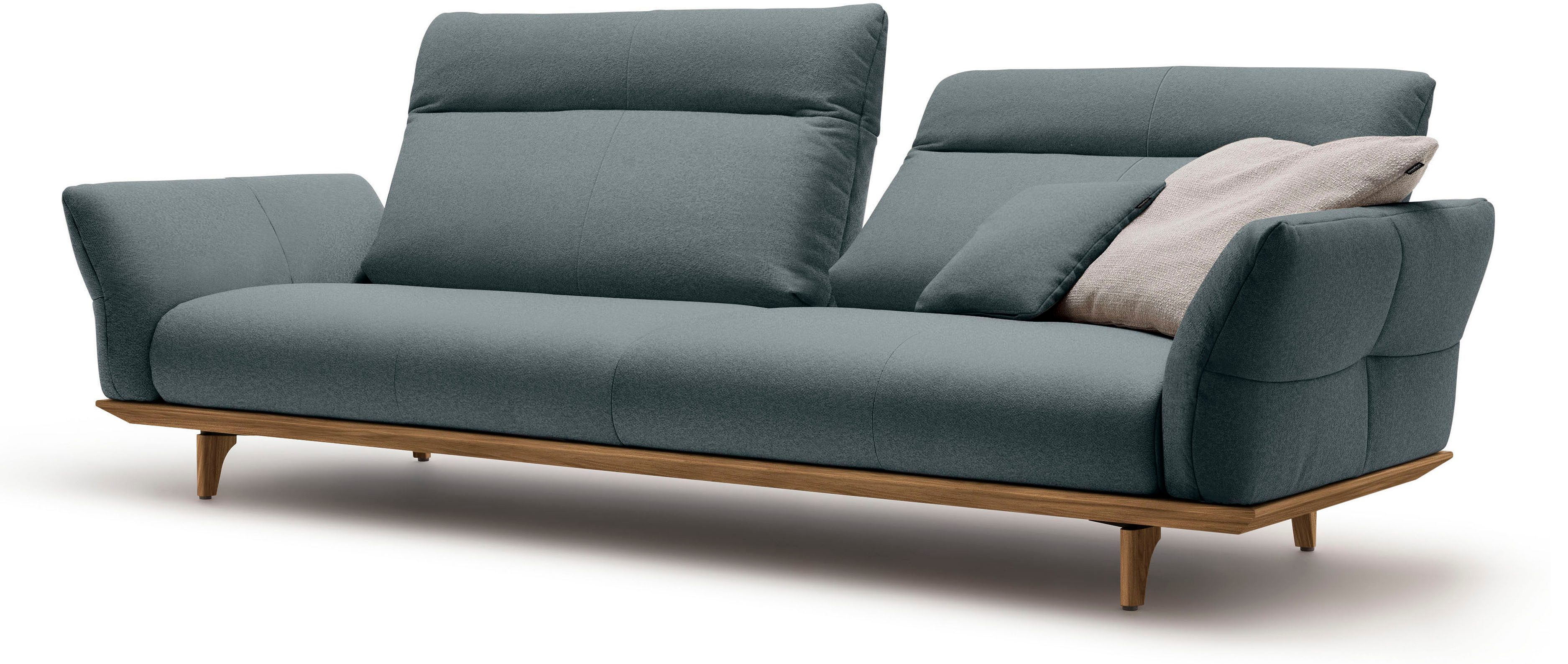 Creation BY ROLF BENZ 4-zitsbank Hs.460 Onderstel in walnotenhout, walnotenhouten poten, breedte 248 cm