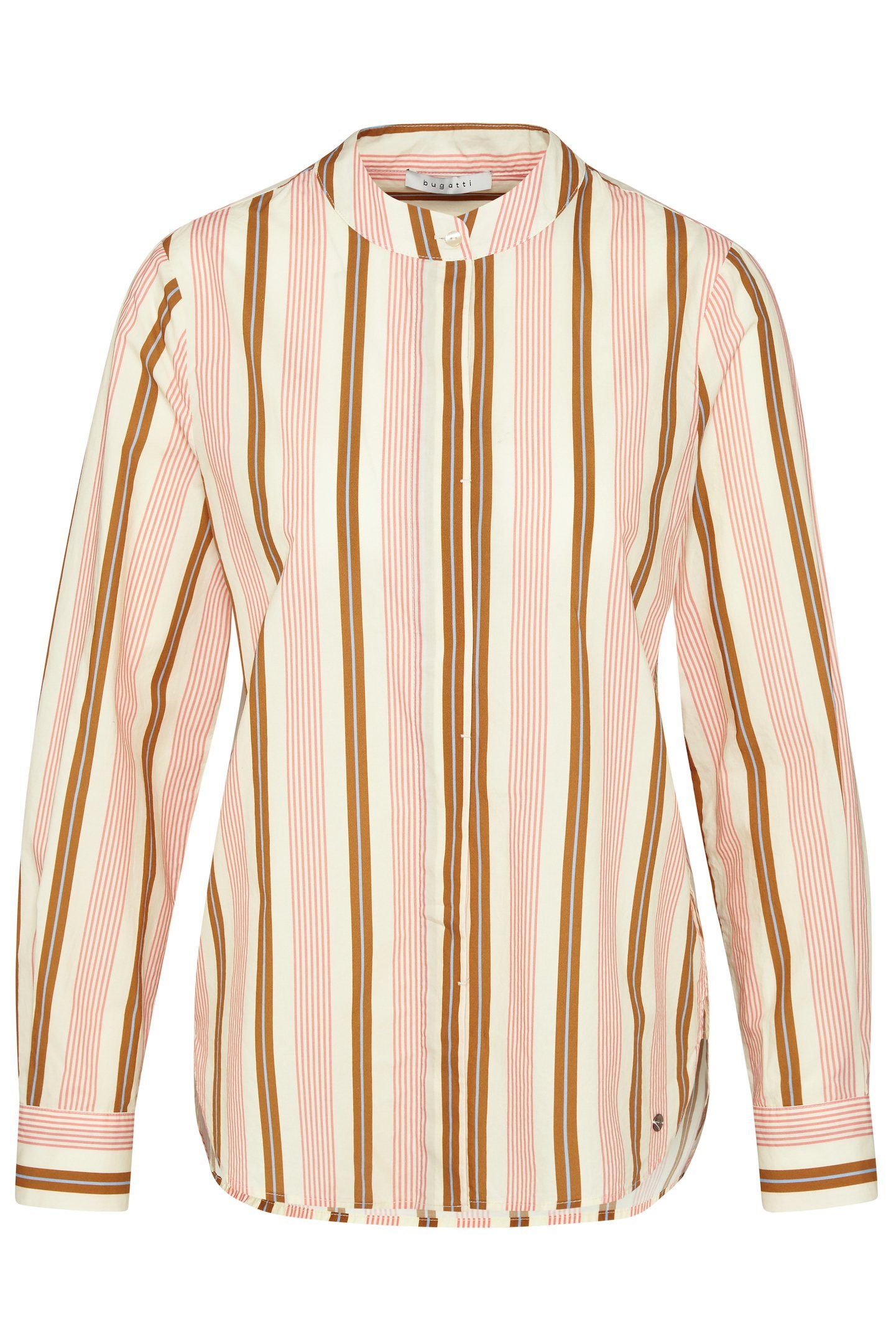 Bugatti Blouse met lange mouwen in elegant streepdesign
