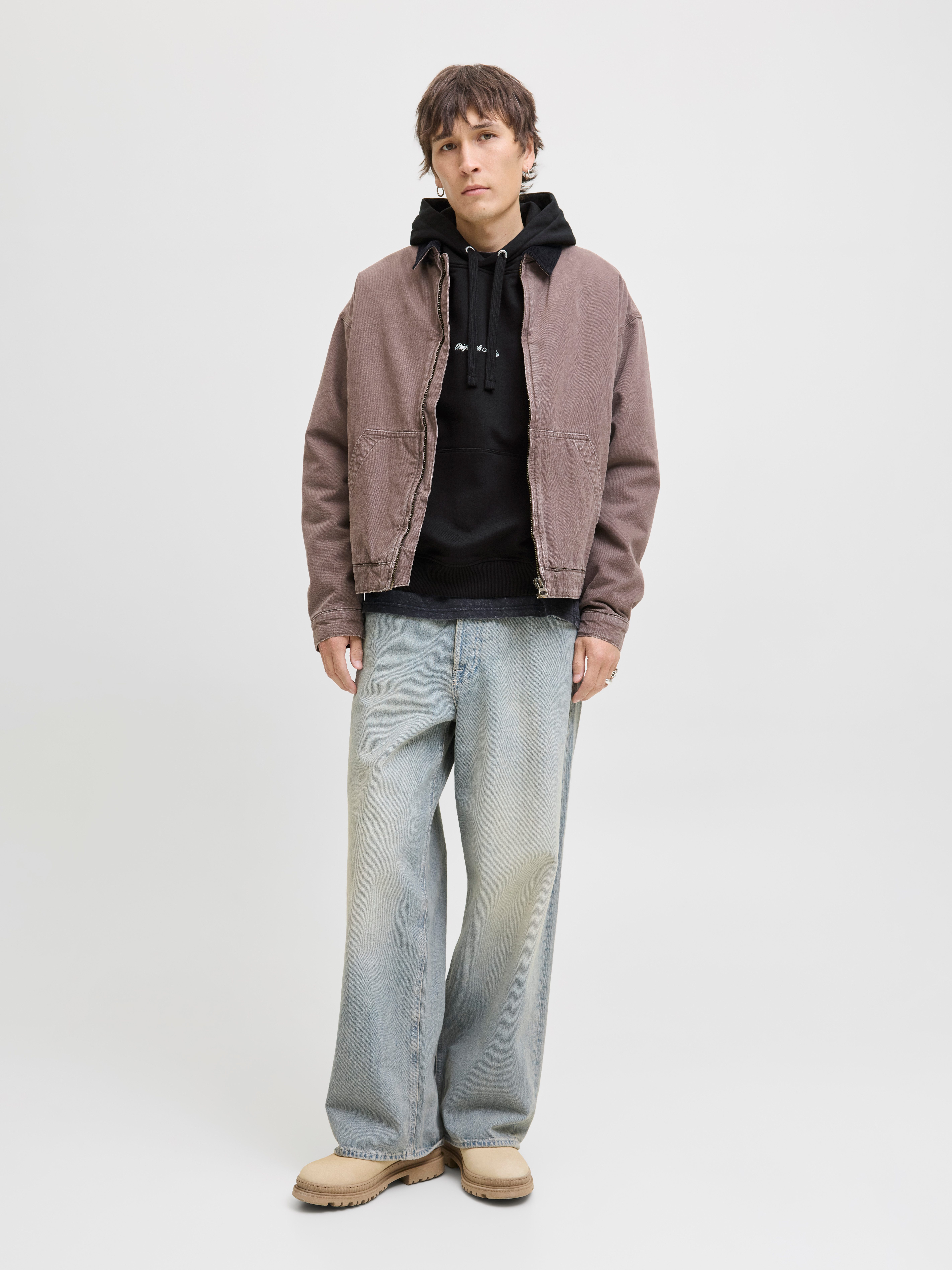 Jack & Jones Hoodie JORNORREBRO EMB SWEAT HOOD NOOS
