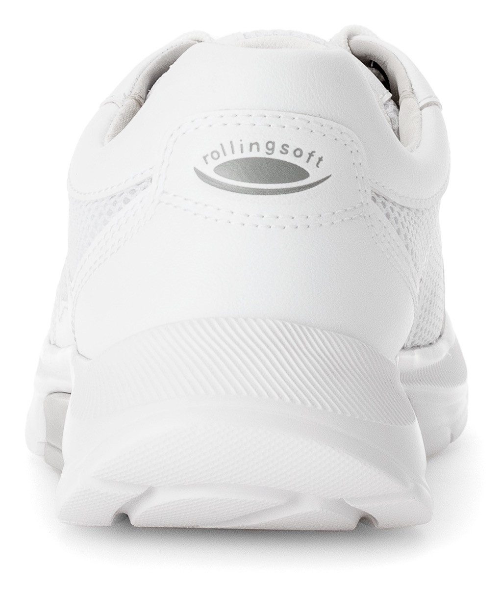 Gabor Rollingsoft Sneakers met sleehak , vrijetijdsschoen, lage schoen, veterschoen met verwisselbaar voetbed