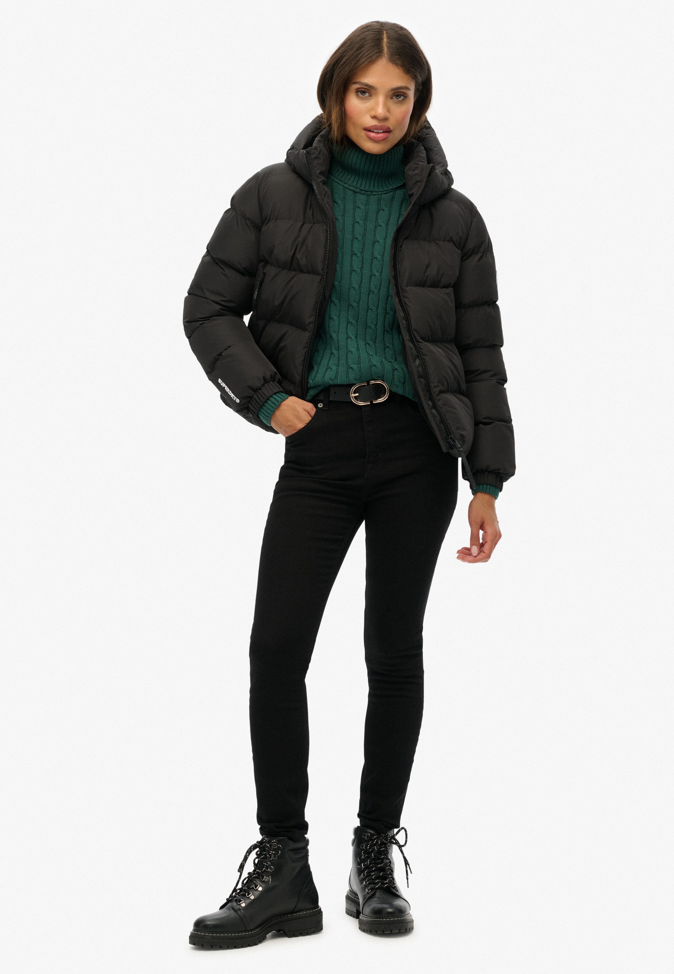 Superdry Gewatteerde jas HOODED SPORTS PUFFER JACKET