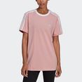 adidas sportswear t-shirt essentials 3-stripes roze