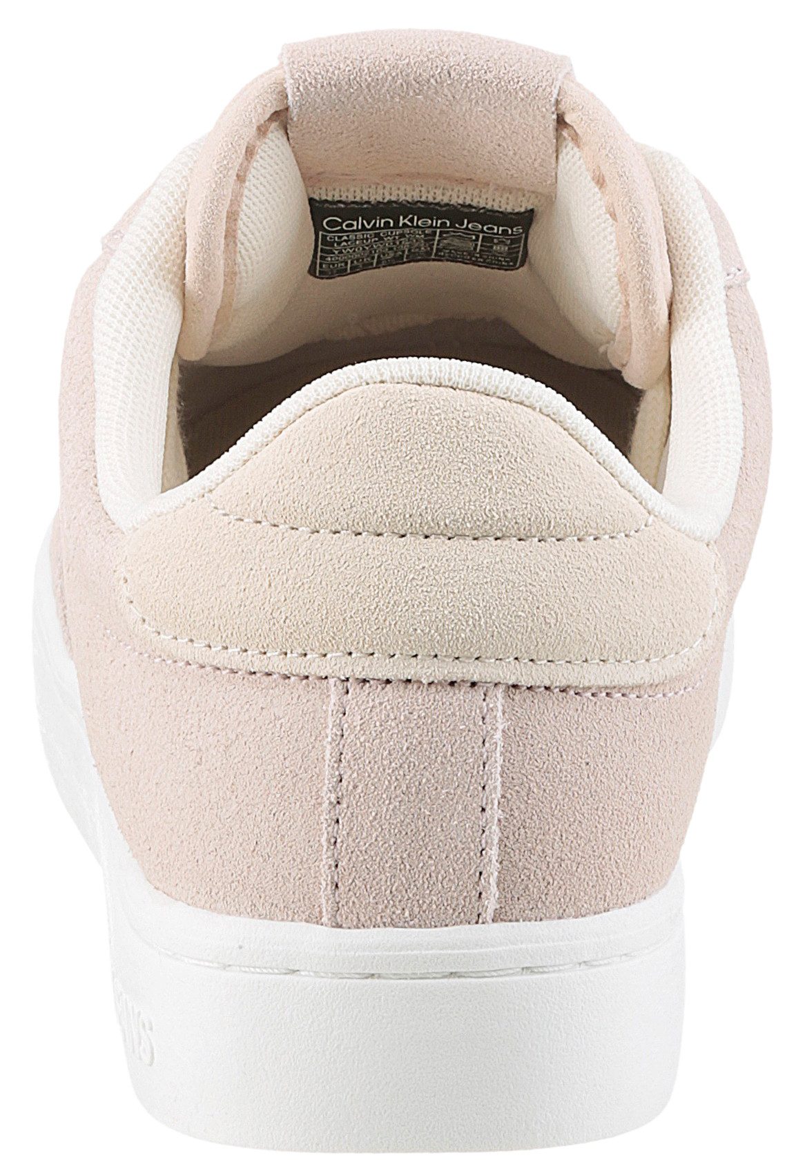 Calvin Klein Plateausneakers CLASSIC CUPSOLE LACEUP WT WM , veterschoen, vrijetijdsschoen, basket-sneaker, lage schoen met logo