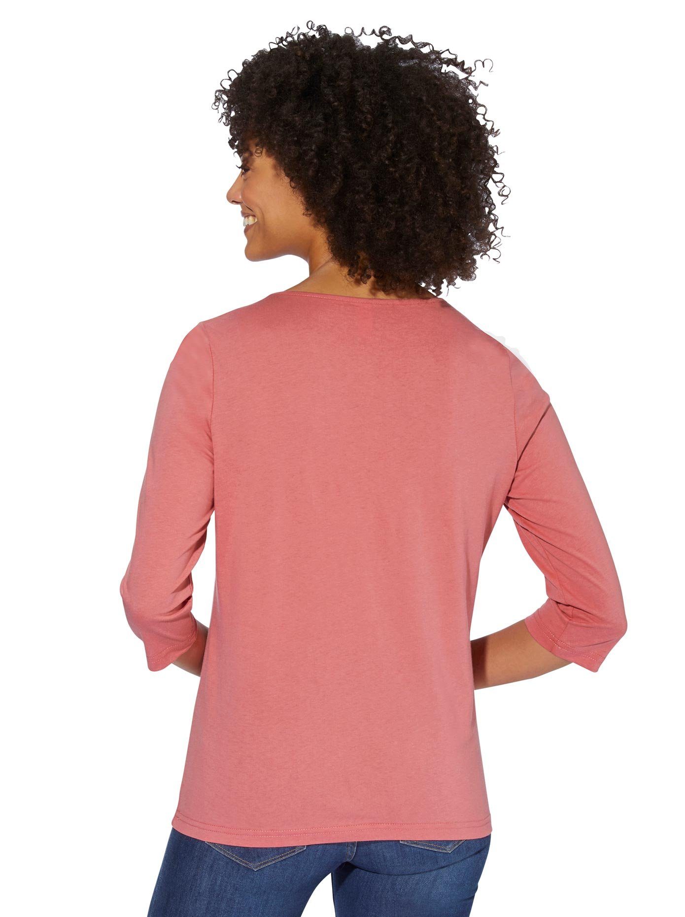 Classic Basics Shirt met 3/4-mouwen Shirt (1-delig)