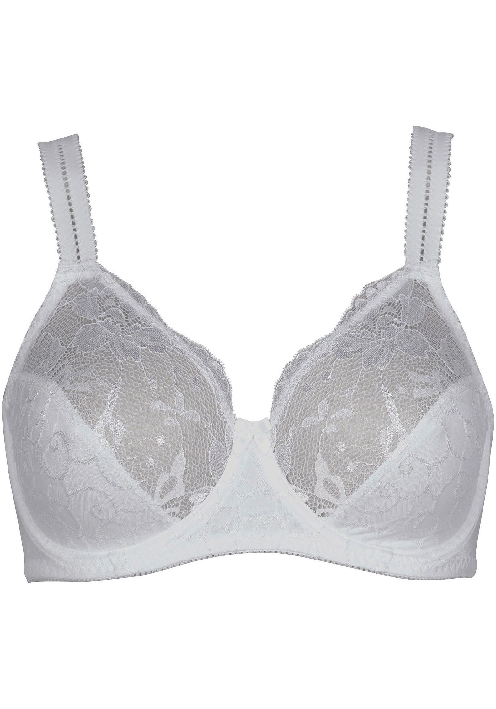 Elbrina Beugel-bh Embroidery met bloemige kantaccenten