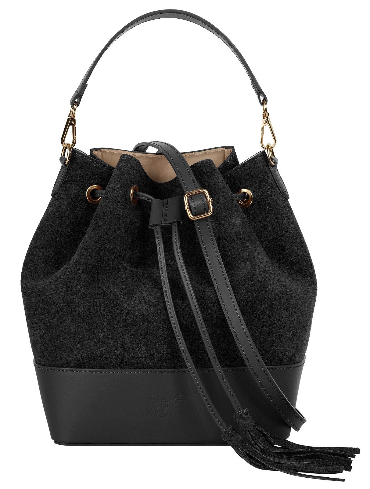 Samantha Look Schoudertas echt leer, made in italy