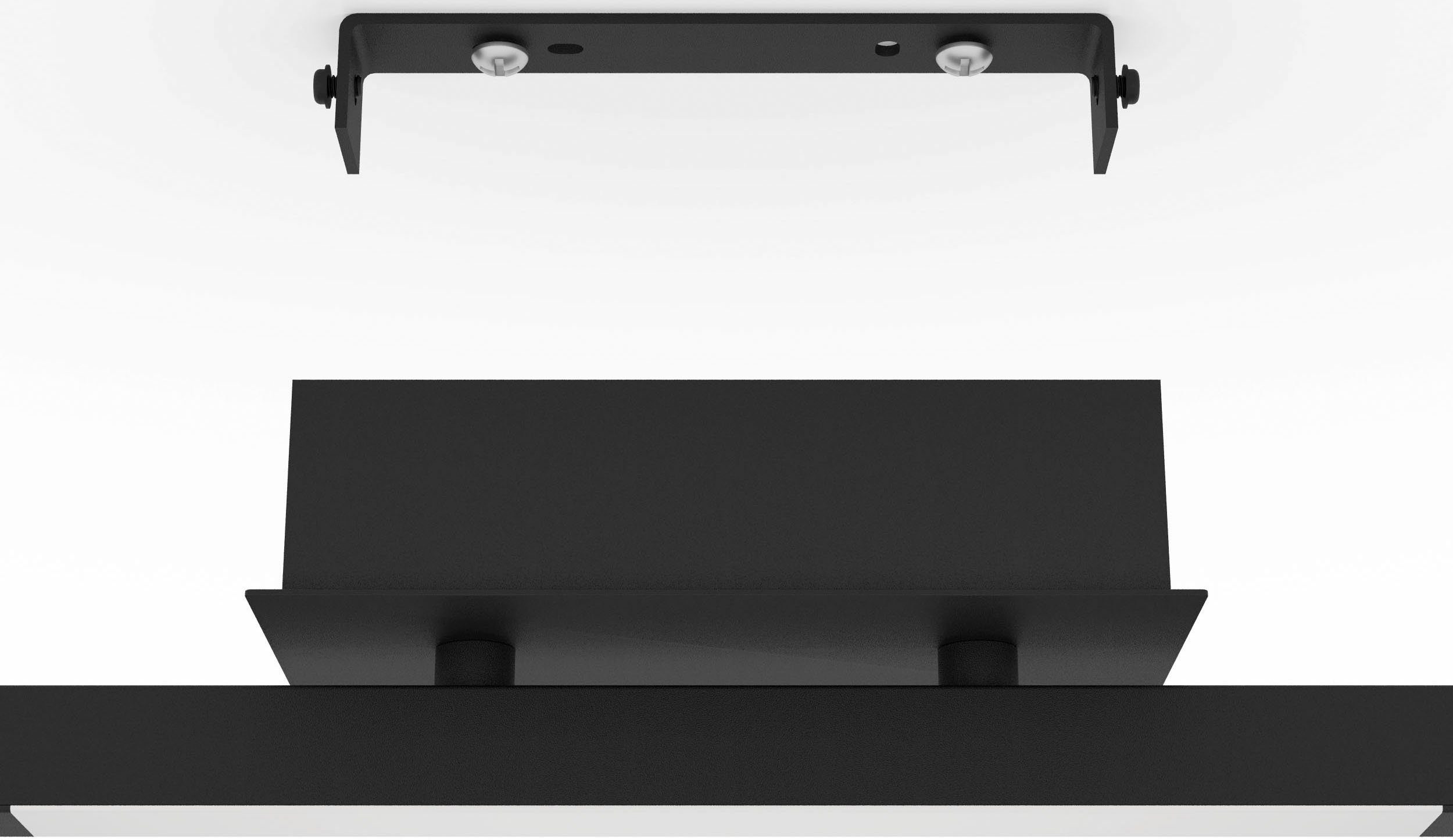 EGLO Ledplafondspots CARDILLIO Plafondspot in zwart van alu, staal - 3,2W en 3,3W - warmwit (1 stuk)