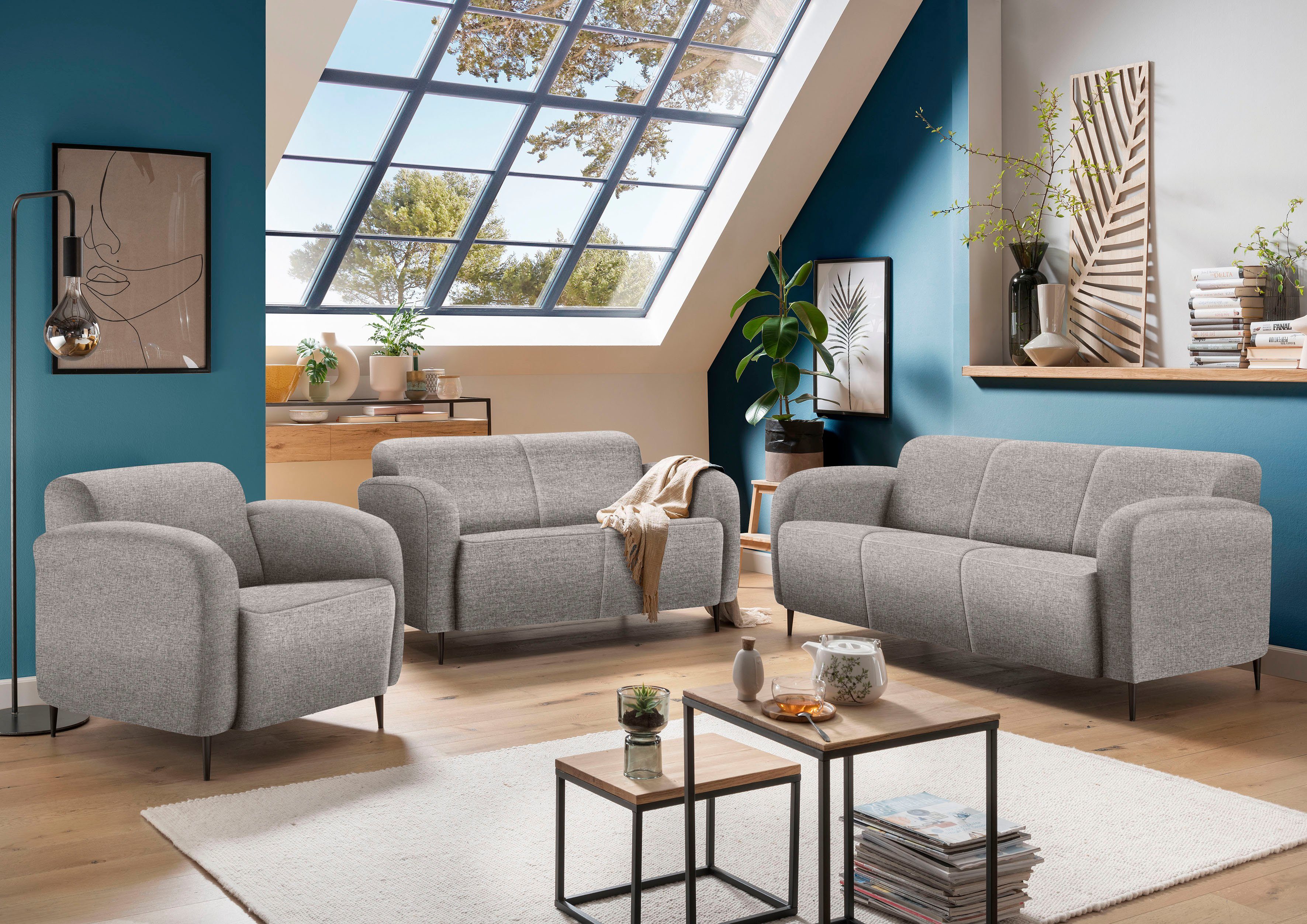 INOSIGN Cocktailfauteuil Marron ook verkrijgbaar als 2-zits en 3-zits
