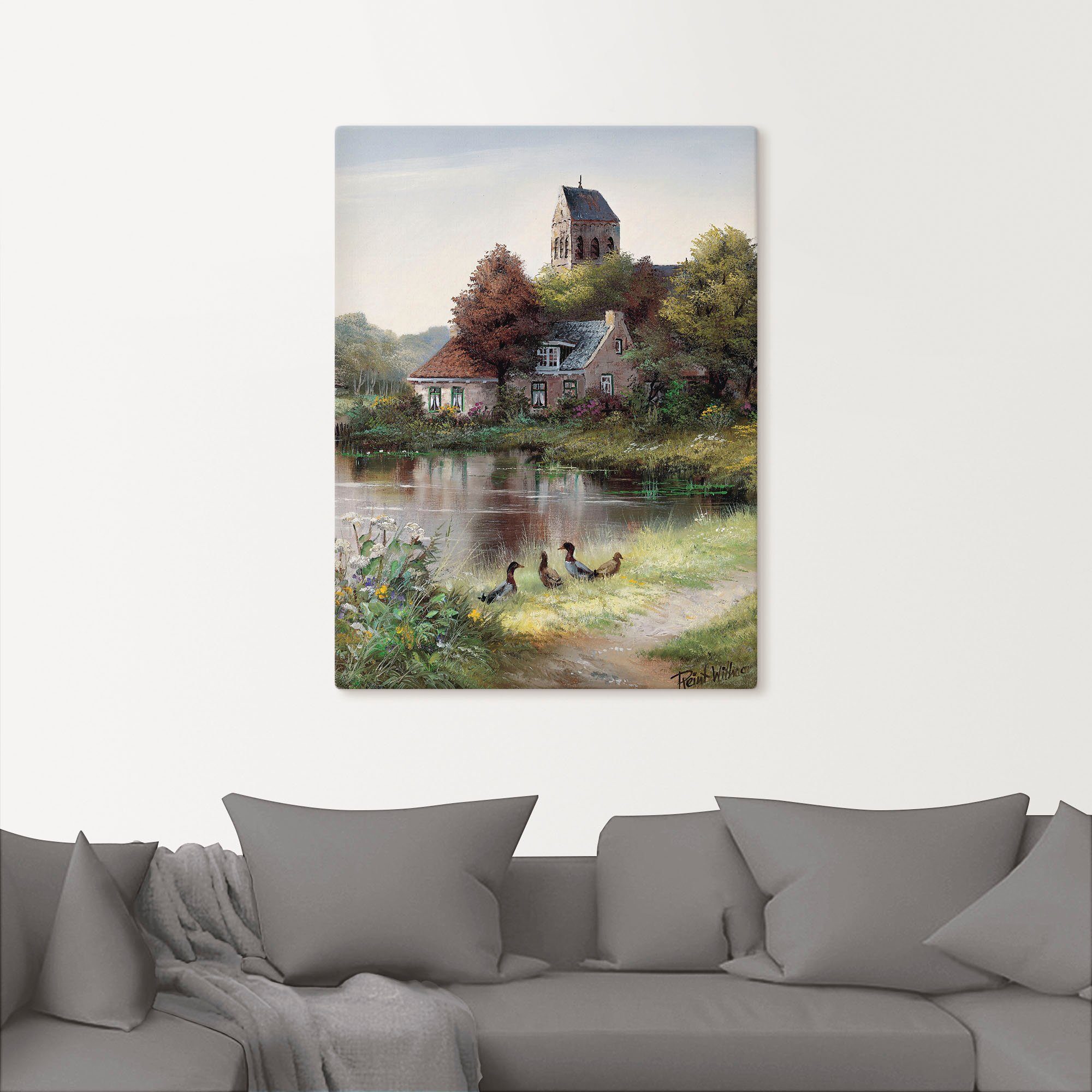 Artland Artprint Mooie dag als artprint op linnen, poster in verschillende formaten maten