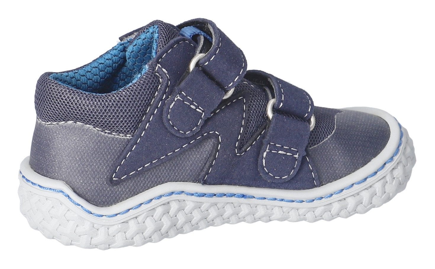 PEPINO by RICOSTA Babyschoentjes Patti WMS: gemiddeld , blote voeten schoen met klittenband en wms-systeem, maat sjabloon om te downloaden