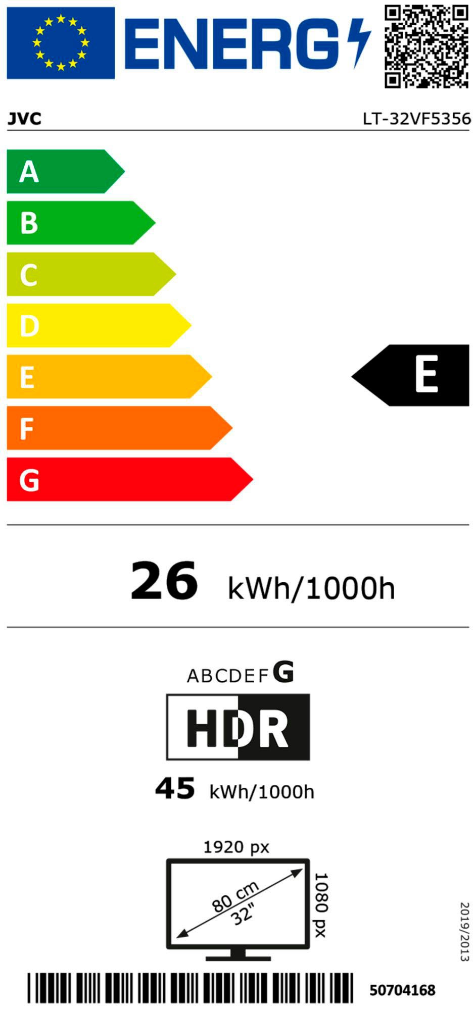 JVC Led-TV, 80 cm / 32", Full HD, Smart TV