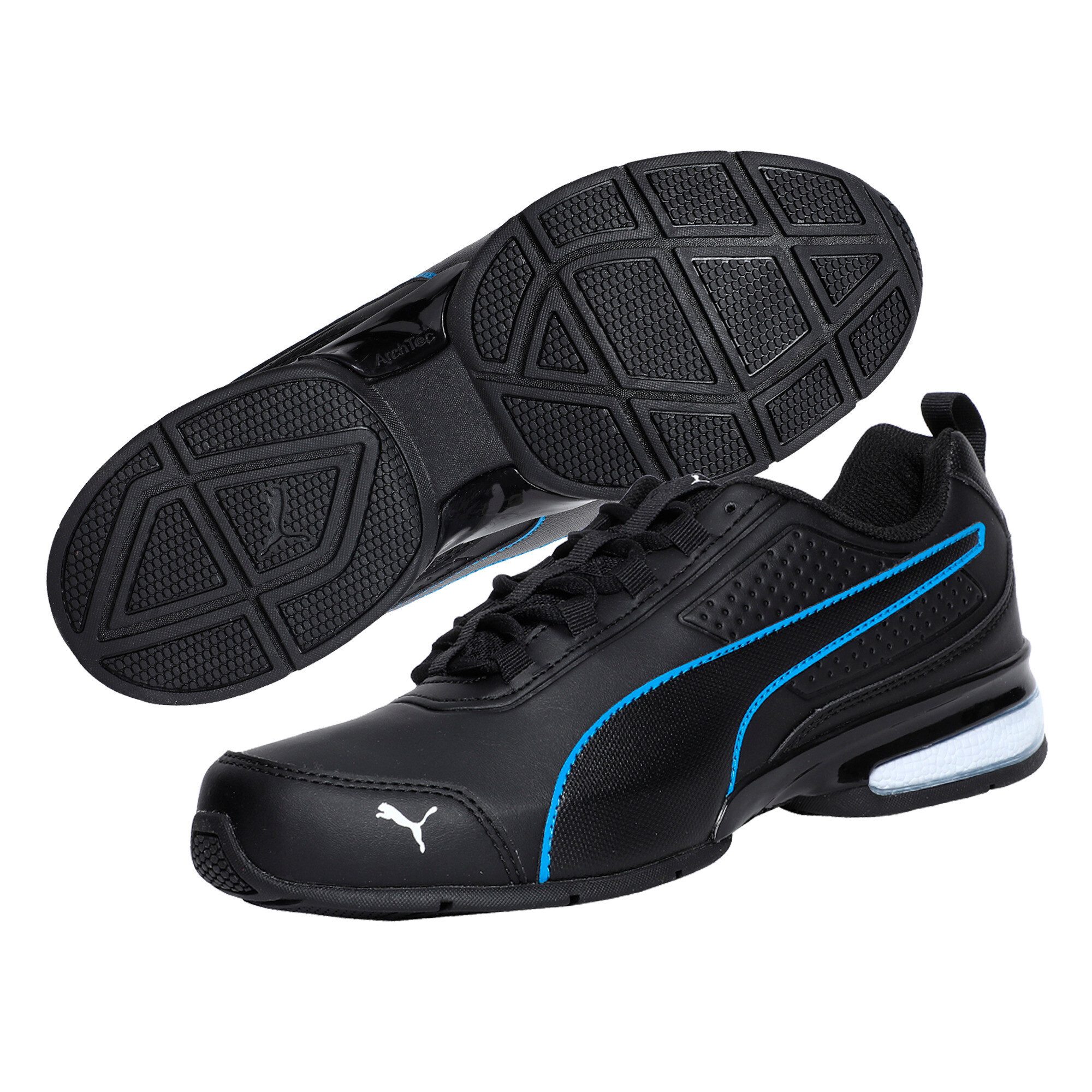 PUMA Sneakers Leader VT SL jongens lage sneakers maat 45 EU zwart