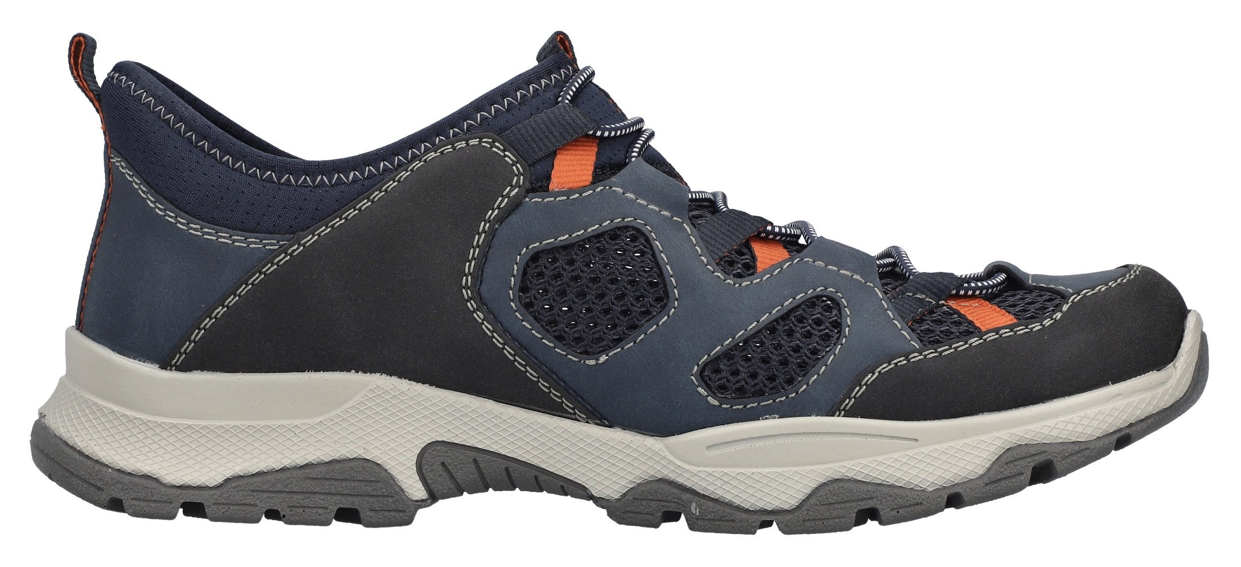 Rieker Slip-on sneakers , trekking schoen, outdoorschoen, instapschoen met elastiek
