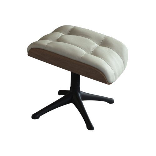 FLEXLUX Voetenbankje Skagen, hocker Hoge comfort, ontspanningsmeubels, voet zwart hockers wit