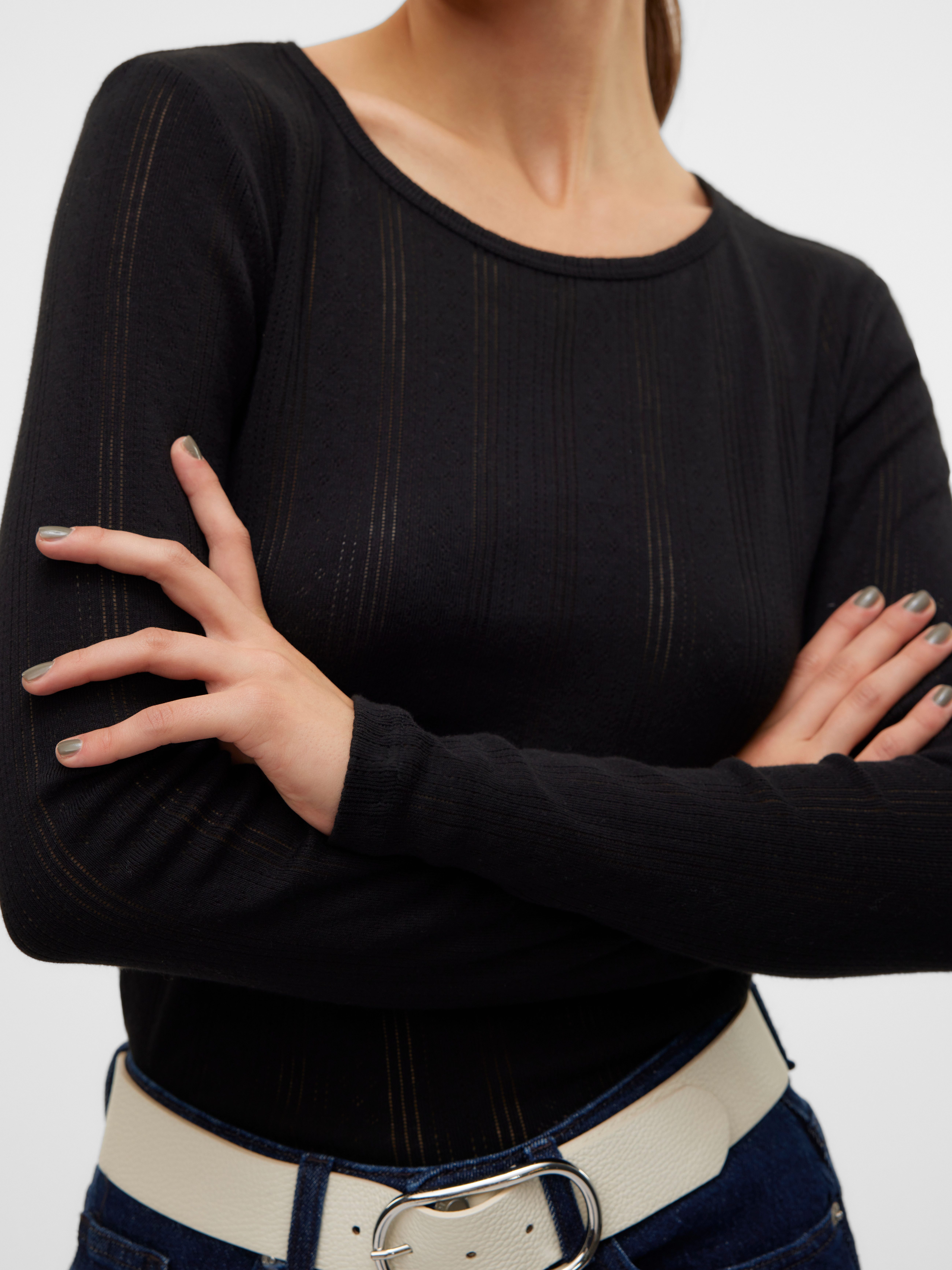 Vero Moda Shirt met lange mouwen VMLISA LS TOP JRS NOOS