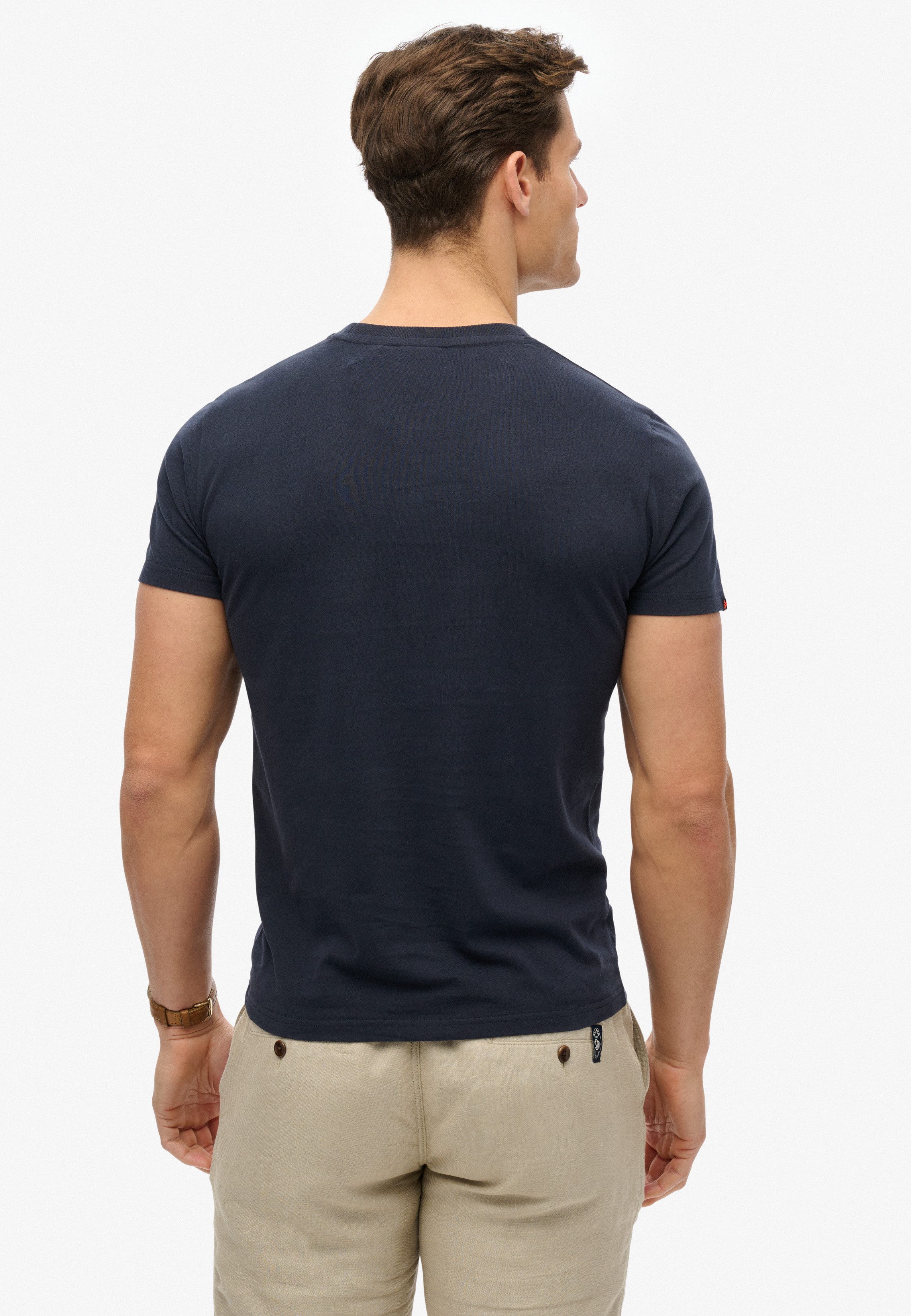 Superdry Shirt met ronde hals ESSENTIAL CONTRAST EMB TEE