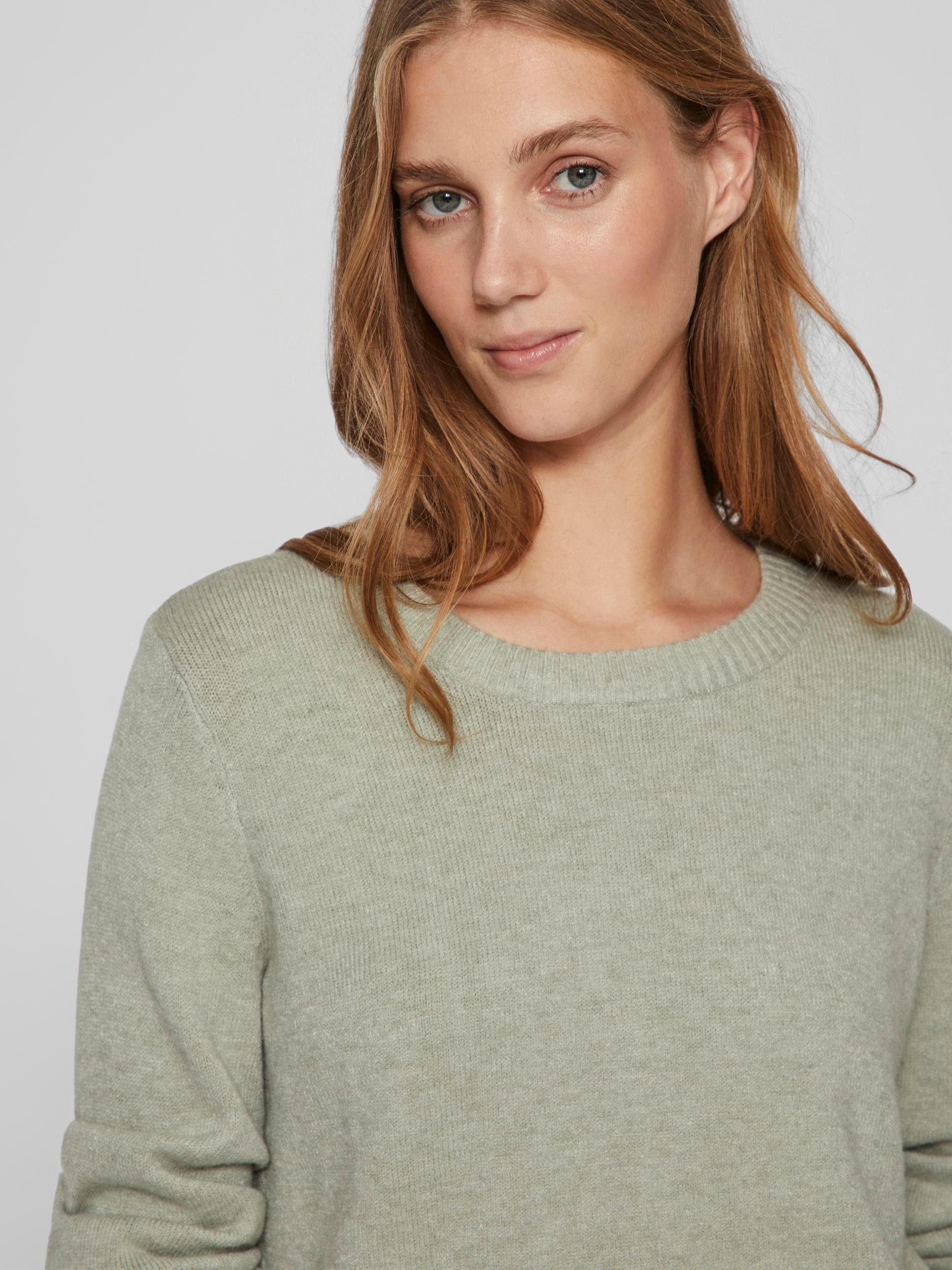 Vila Trui met ronde hals VIRIL O-NECK L/S KNIT TOP - NOOS