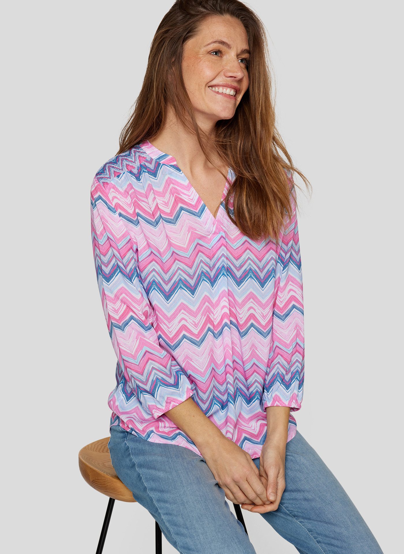 Rabe Gedessineerde blouse