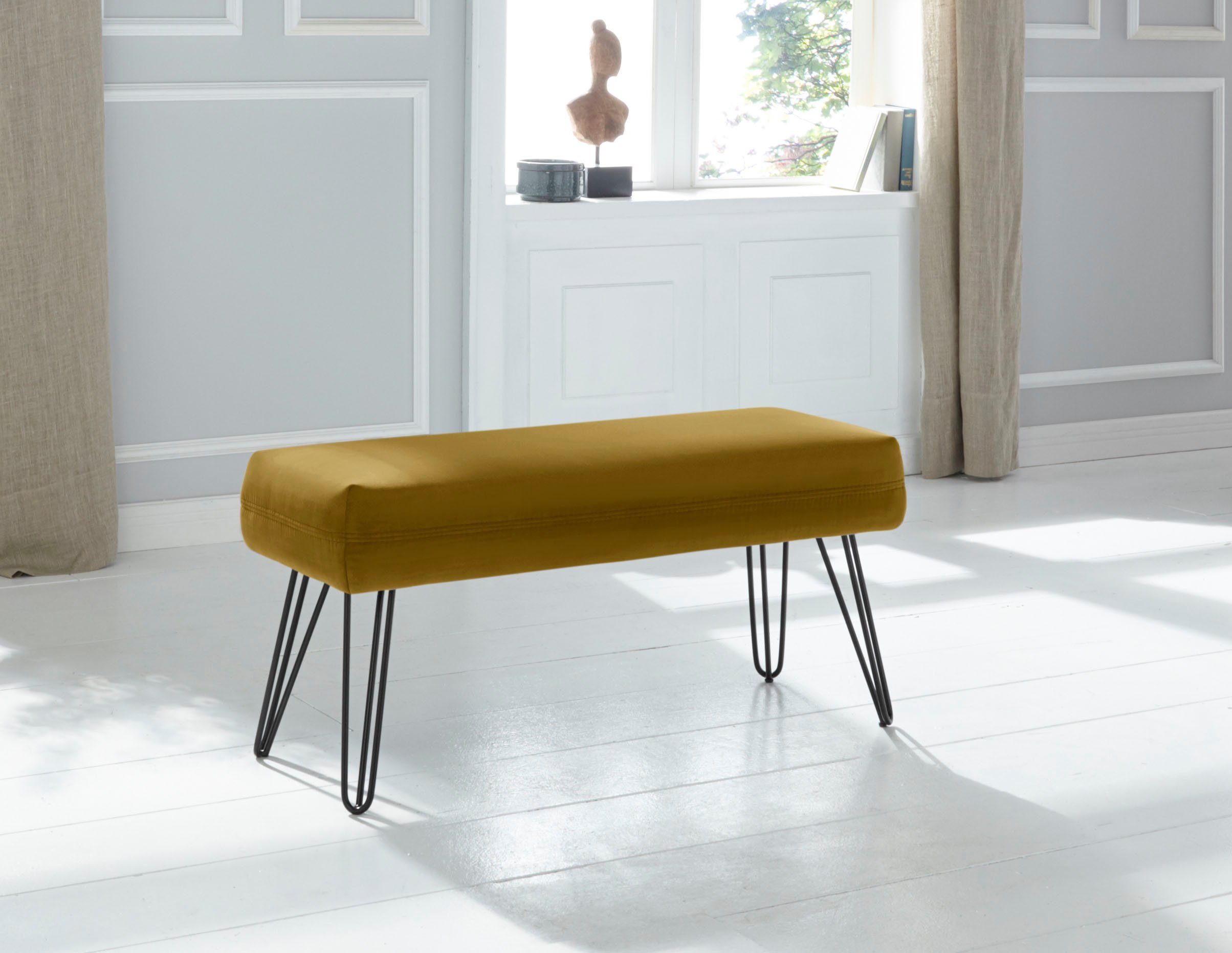 exxpo - sofa fashion Zitbank Doppio Vrij in de ruimte te plaatsen goud, eetbanken