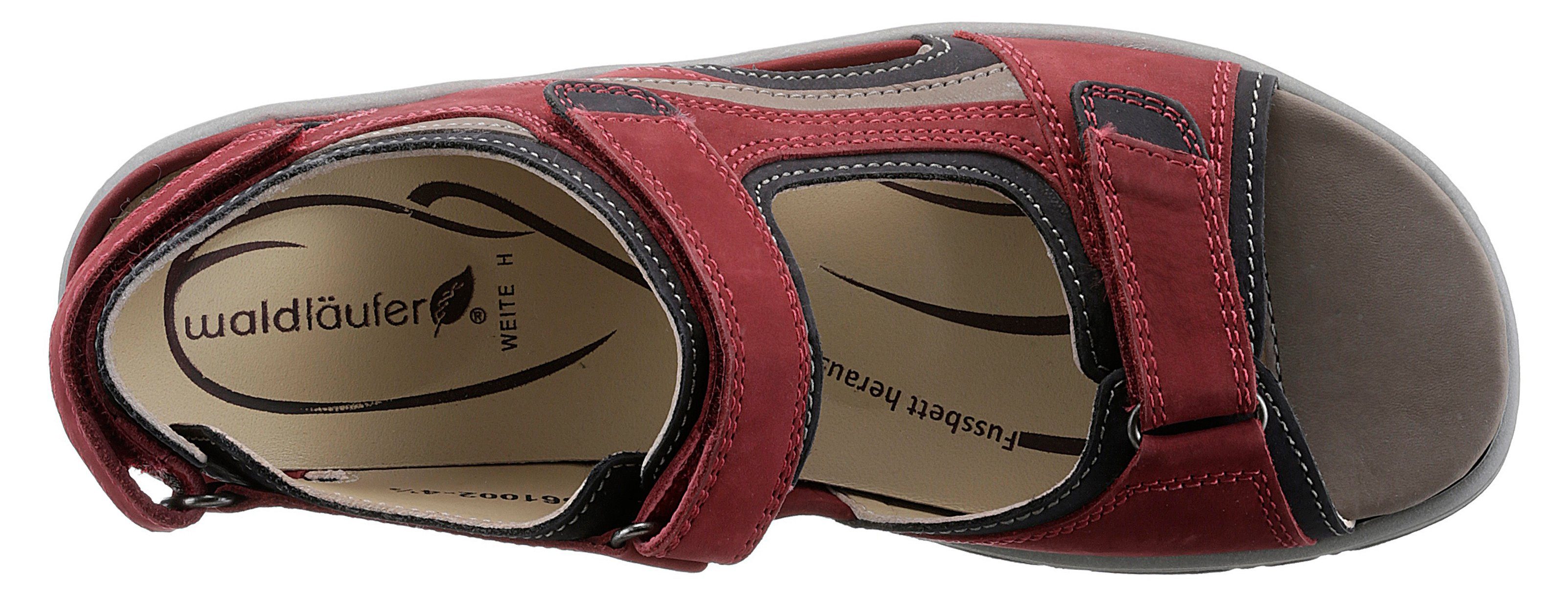 Waldläufer Sandalen zomerschoen, outdoorschoen, sleehak, in trekkinglook, h-breedte