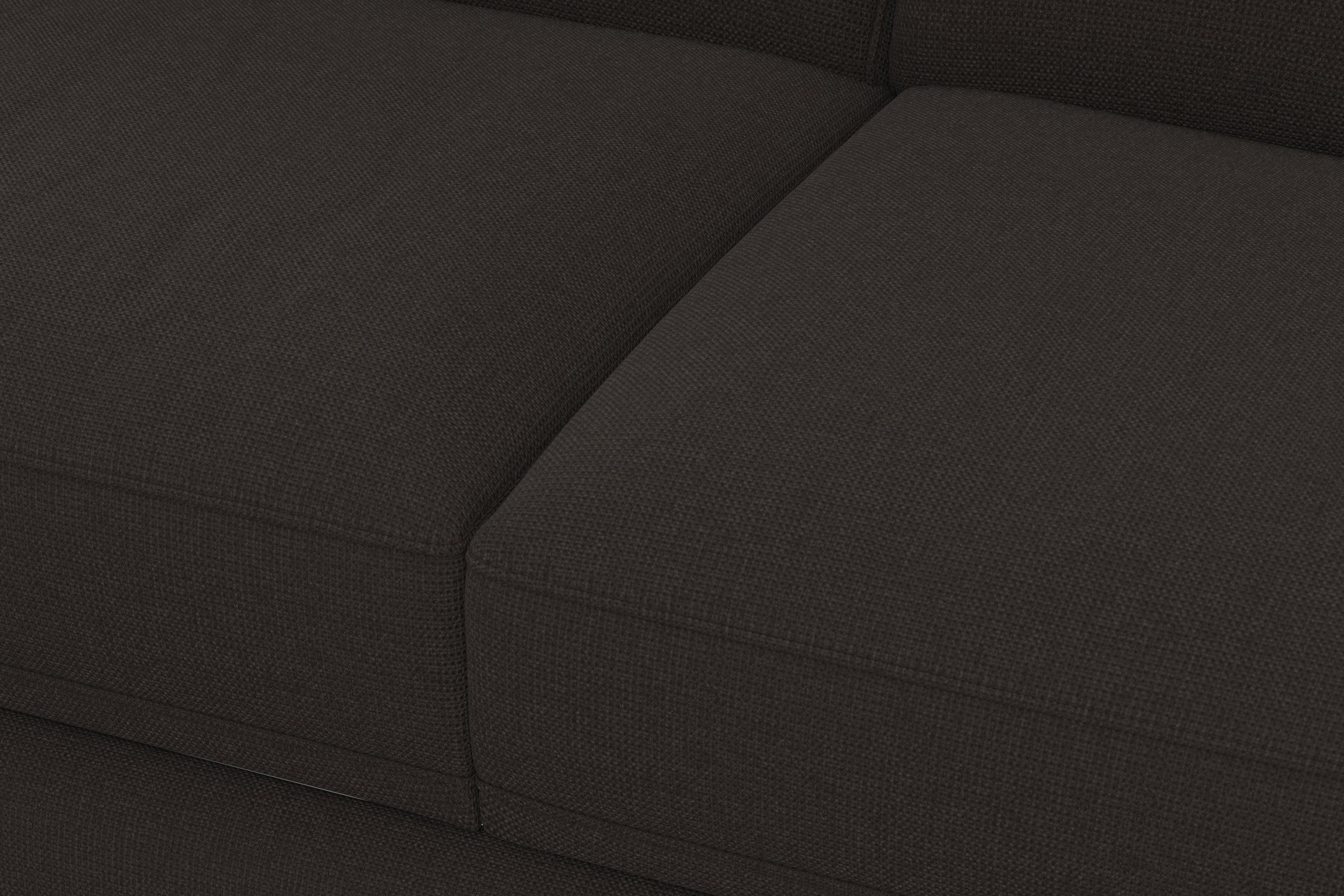 sit&more Zithoek Dundee U-vorm met binnenvering en massief houten poten, naar keuze met verstelbare hoofdsteun