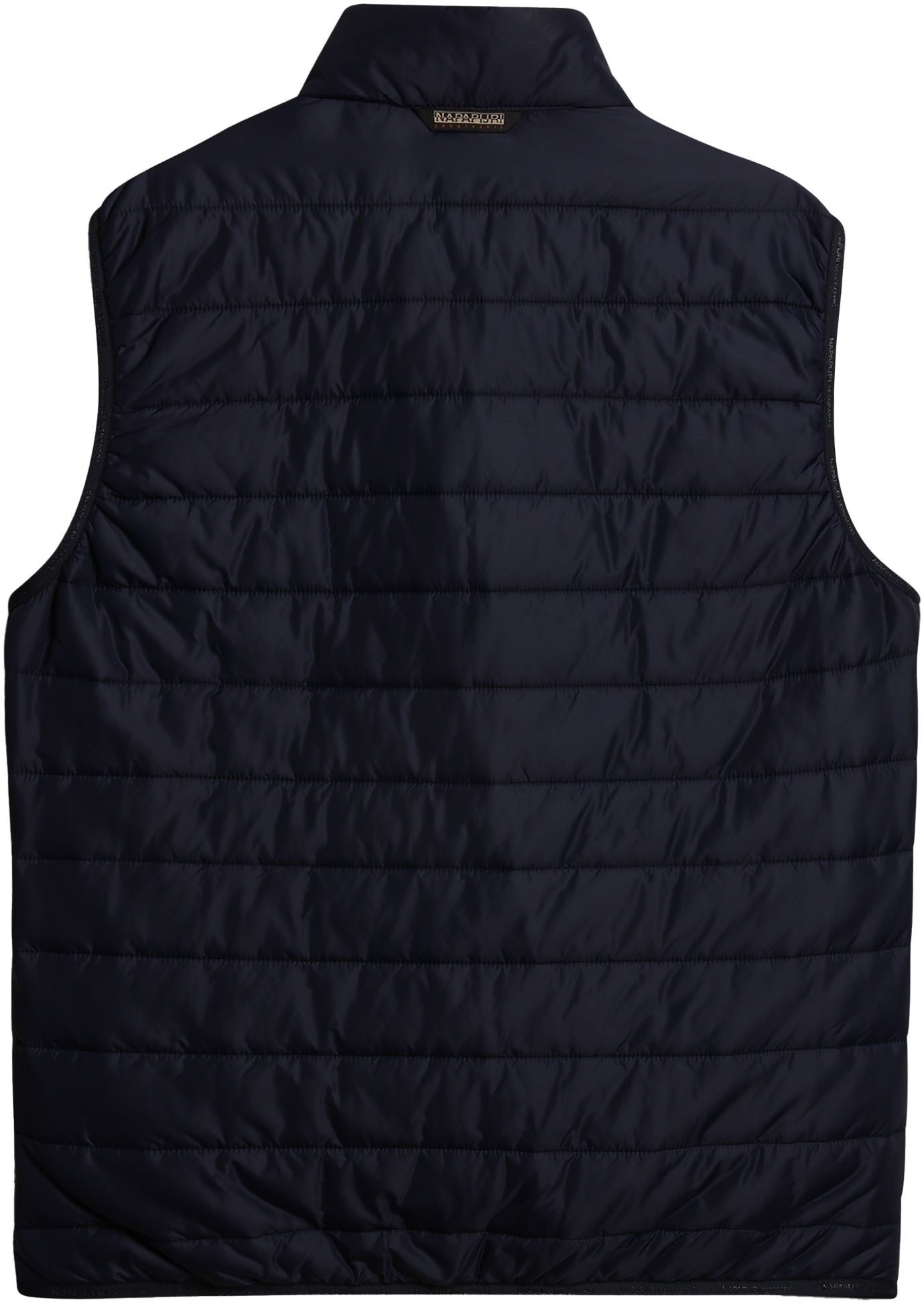 Napapijri Bodywarmer Met merklabel aan de zijkant en binnen, met staande kraag