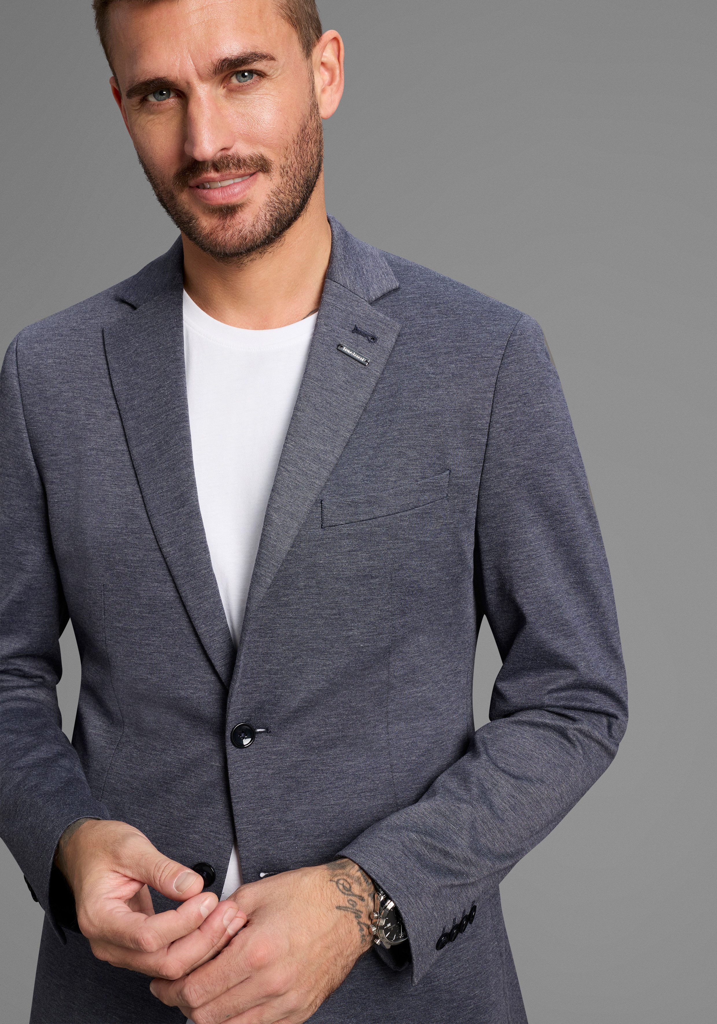 Bruno Banani Pak Jersey elastische kwaliteit (2-delig, Colbert & broek)
