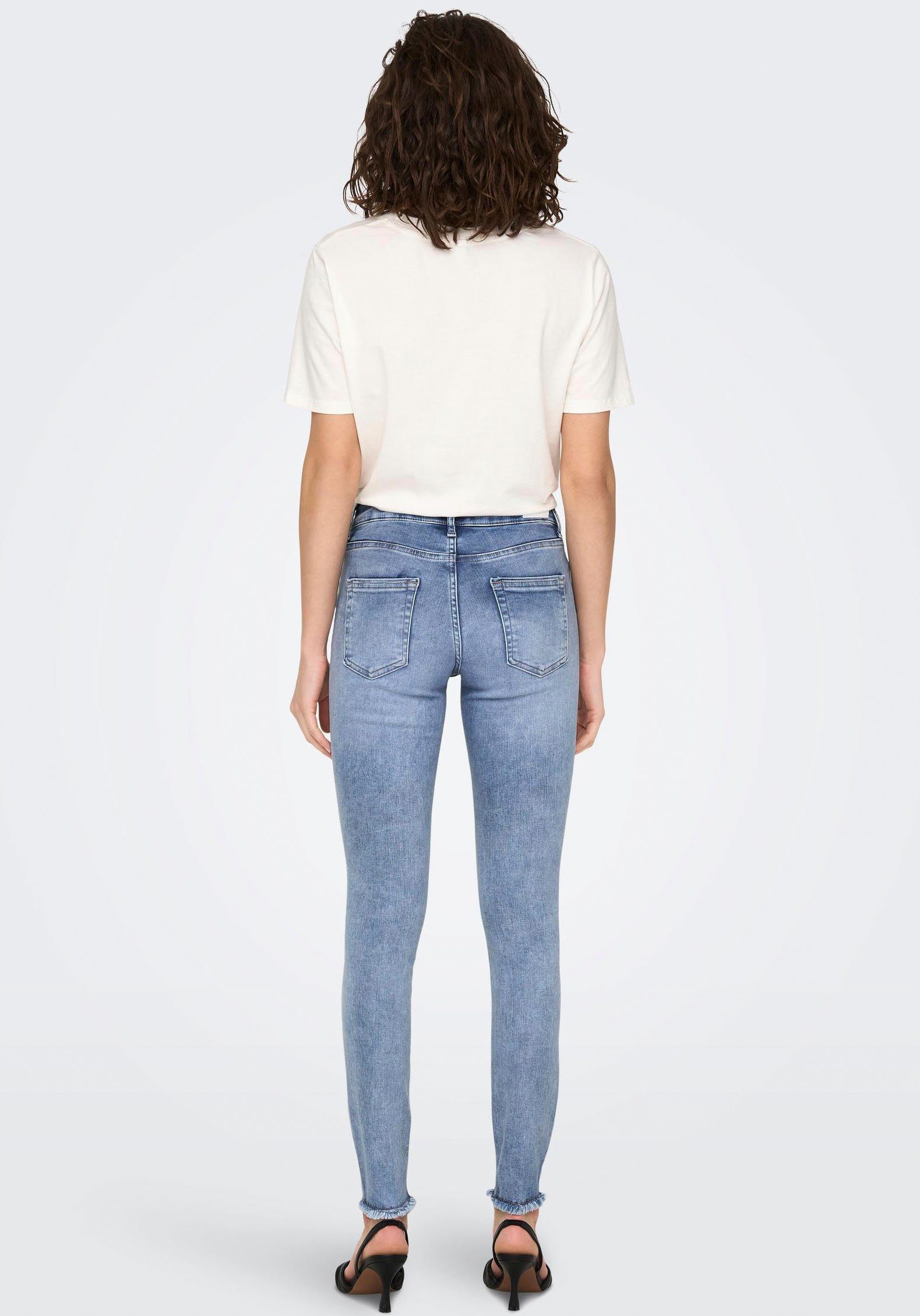 Only Ankle jeans ONLBLUSH MID SK ANK RAW DNM REA694 NOOS